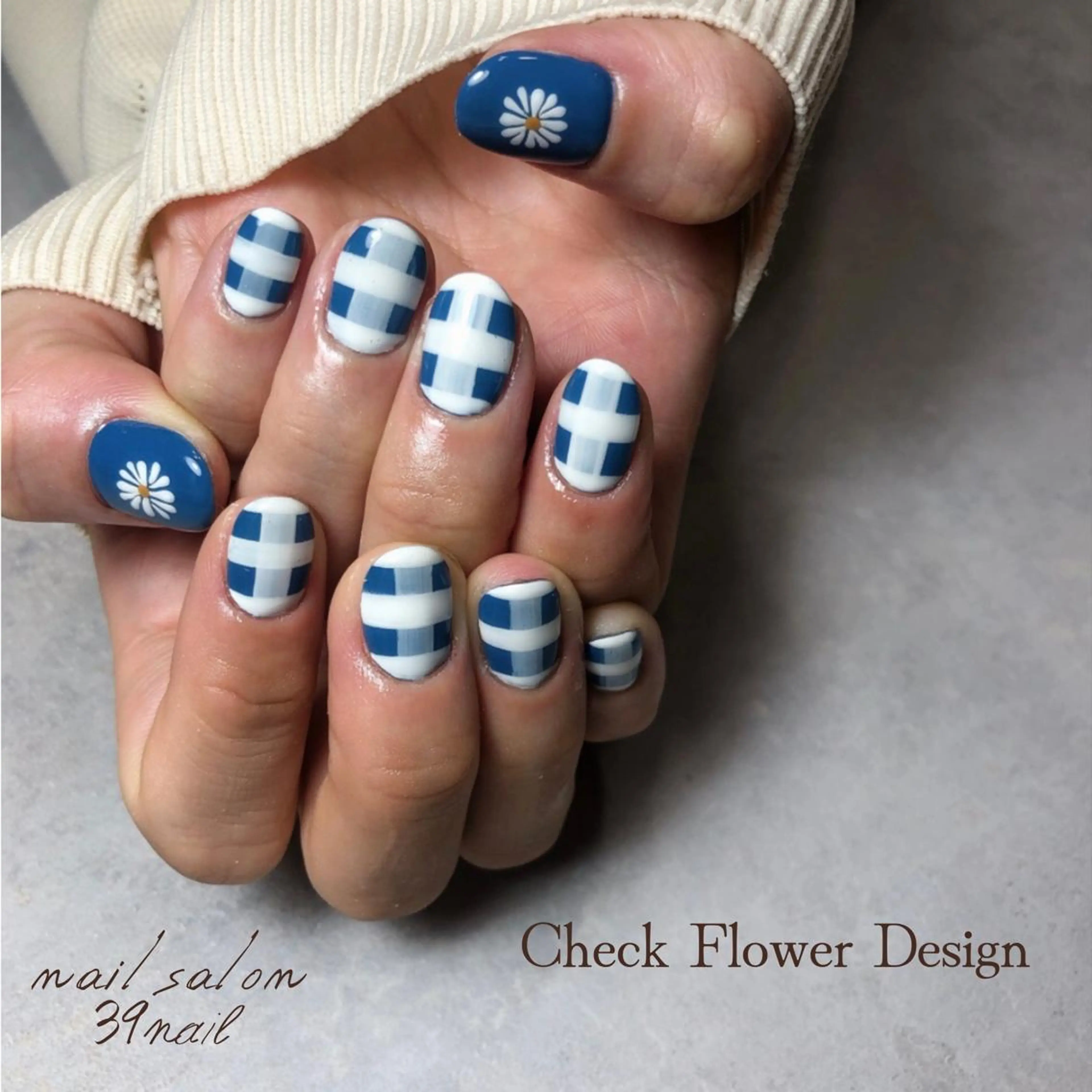 ミディアム ネイル ハンドネイル 京橋 【39nail】のネイルデザイン