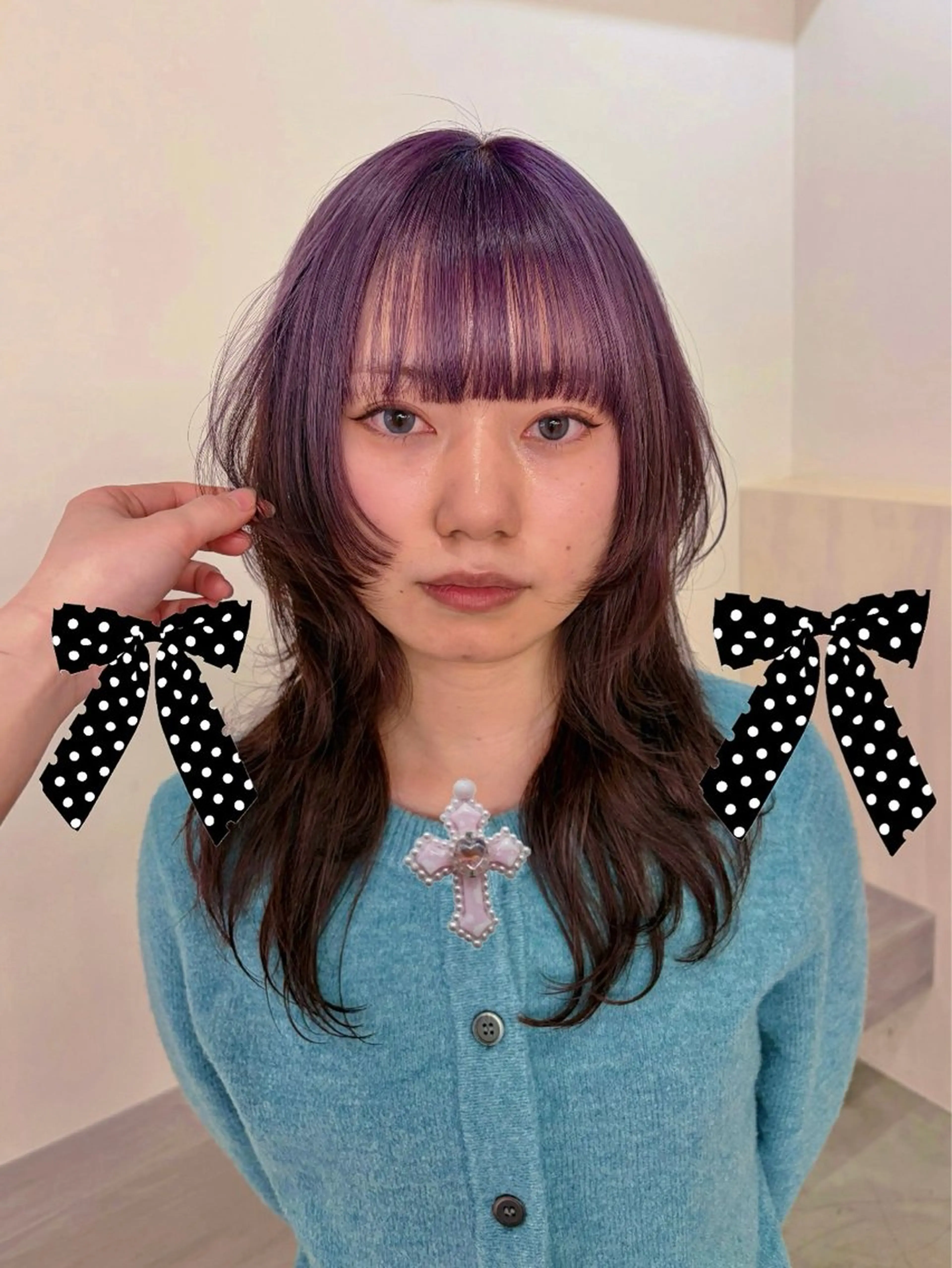 ミディアム ヘアカラー fleurdelis ୨୧ AOIのヘアスタイル