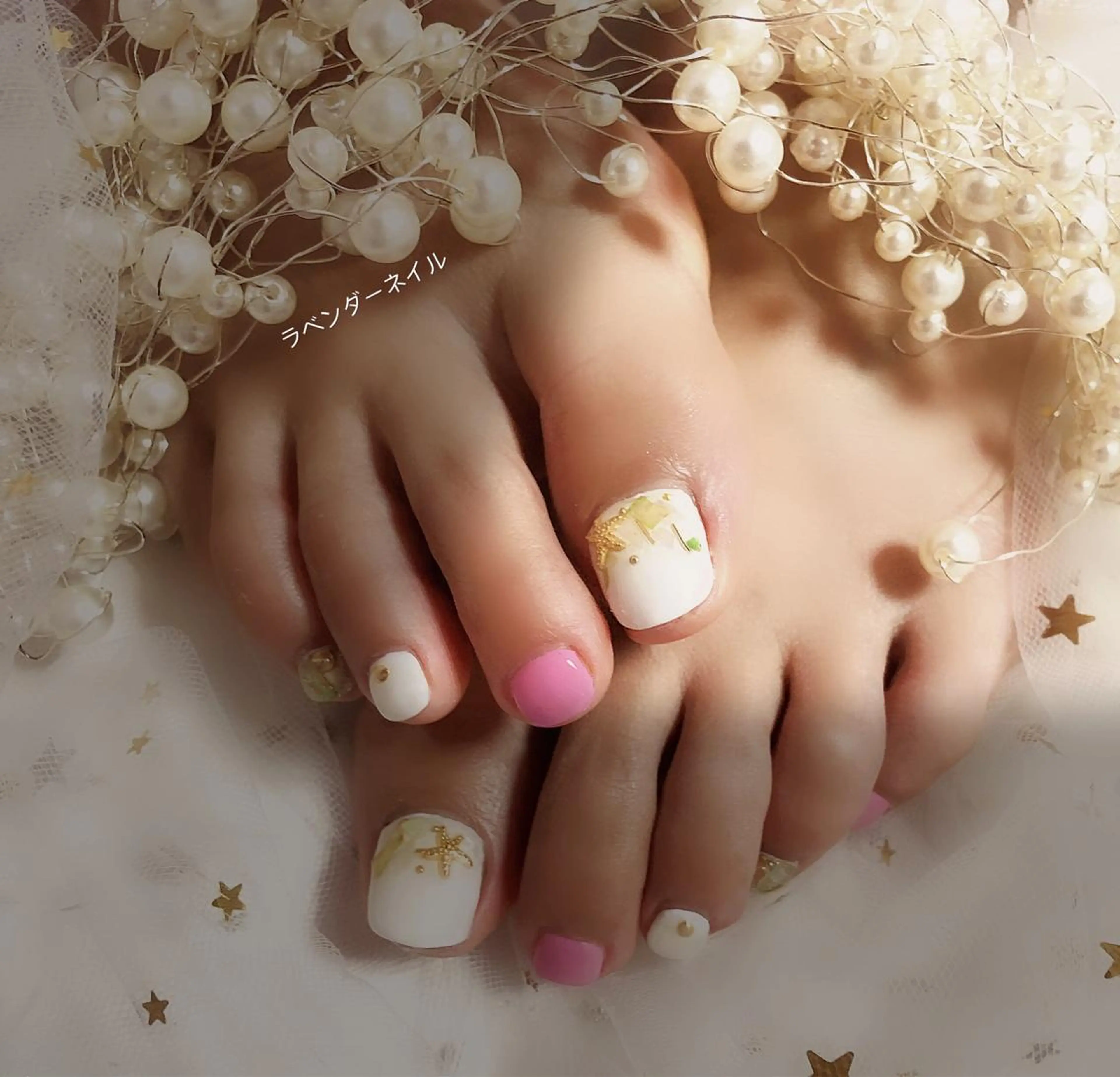ネイル ラベンダー💖日暮里 ルル💖ネイルのネイルデザイン