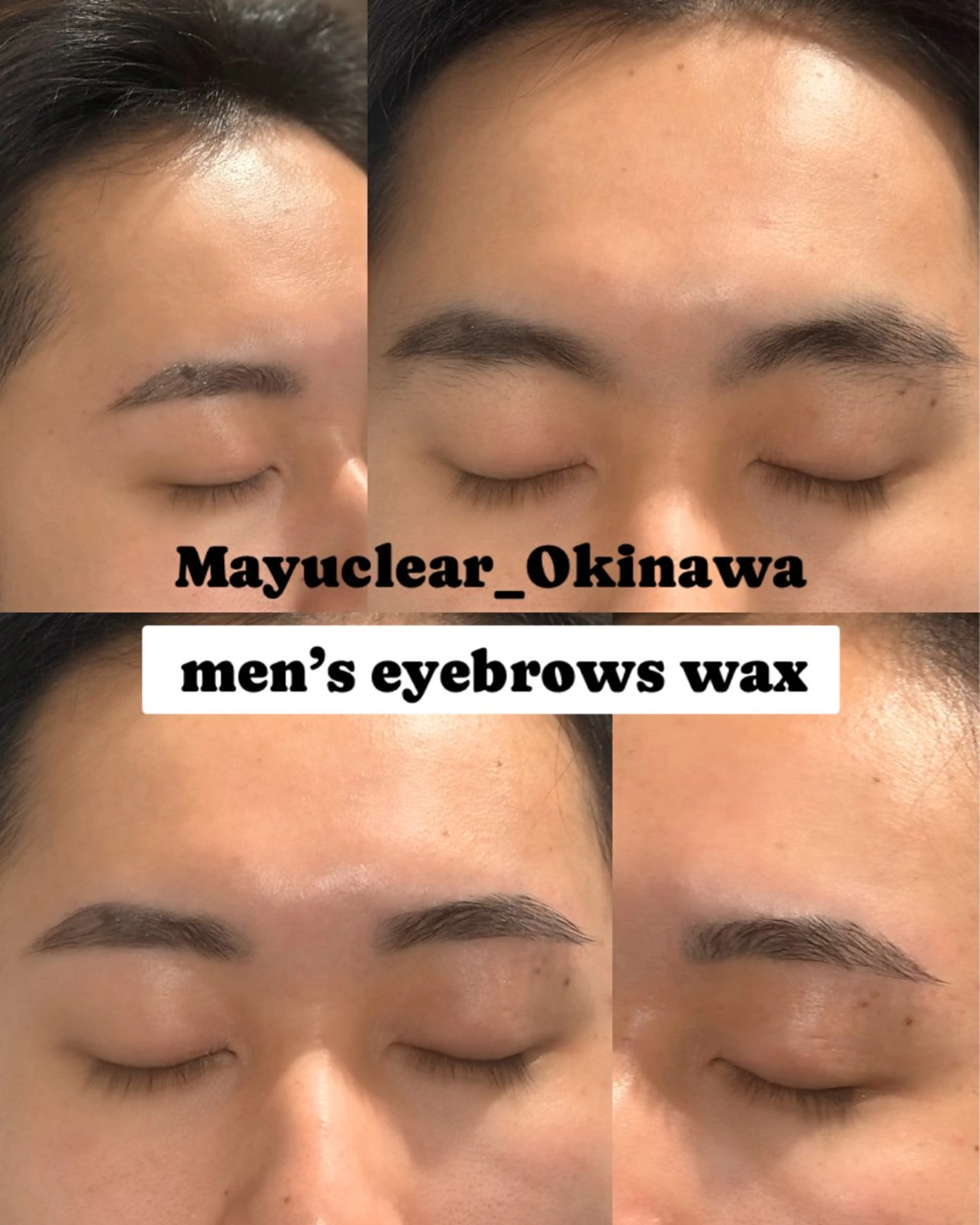 メンズ アイブロウ ワックス脱毛 眉カット その他(アイブロウ) メンズ眉毛サロン マユクリア沖縄那覇店の眉毛・アイブロウイメージ