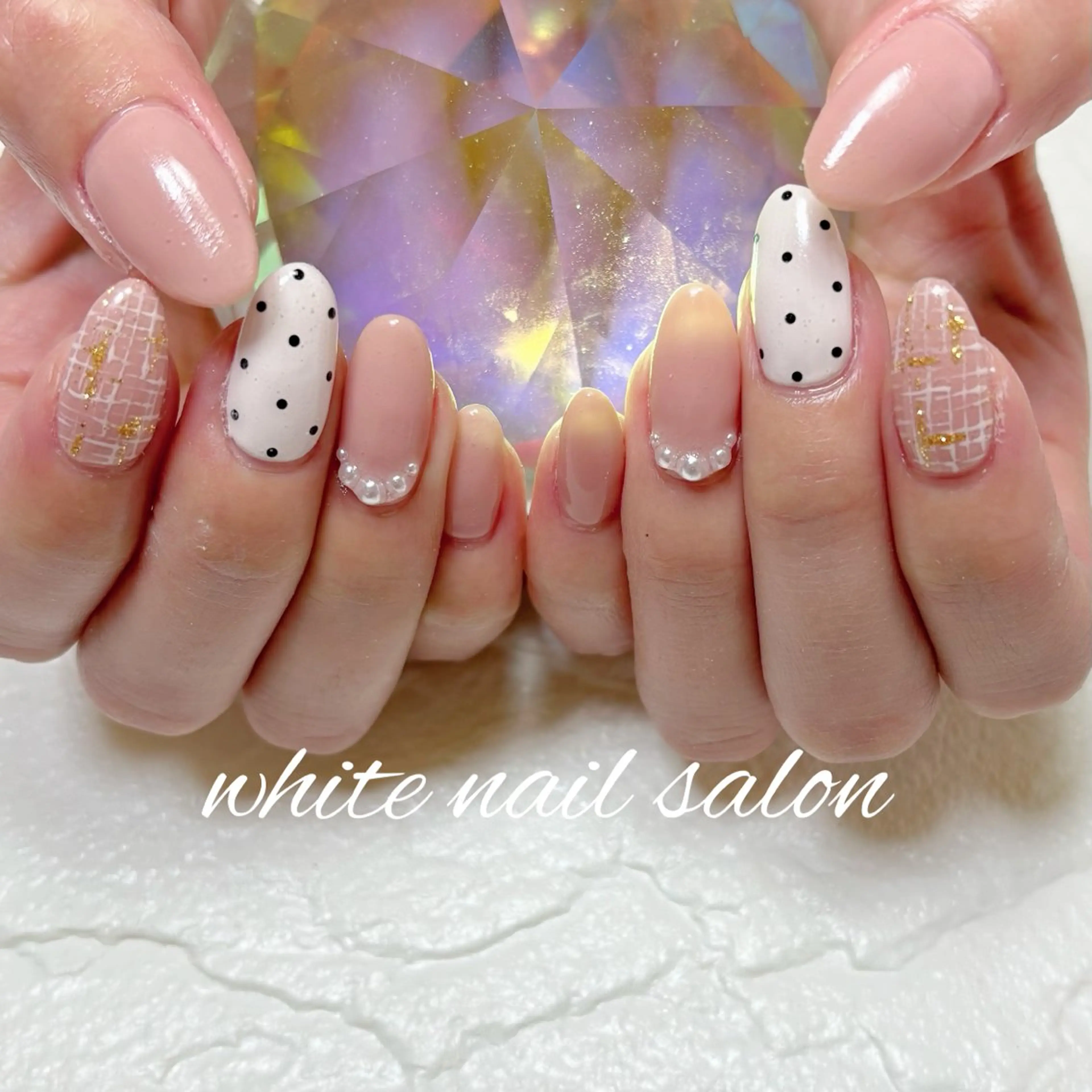 ネイル フットネイル ハンドネイル white nail salonのネイルデザイン