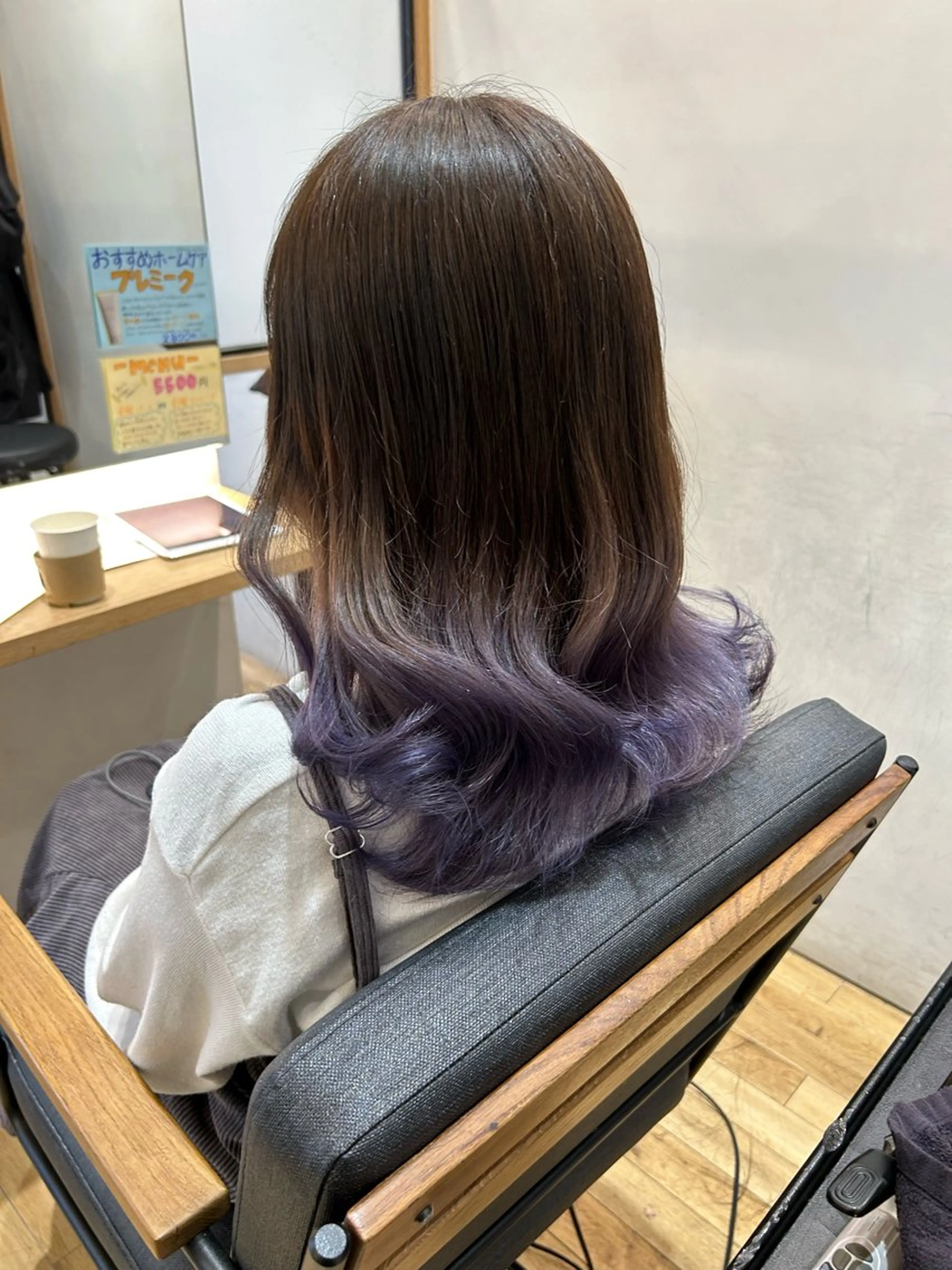 セミロング ゆうき あすかのヘアスタイル