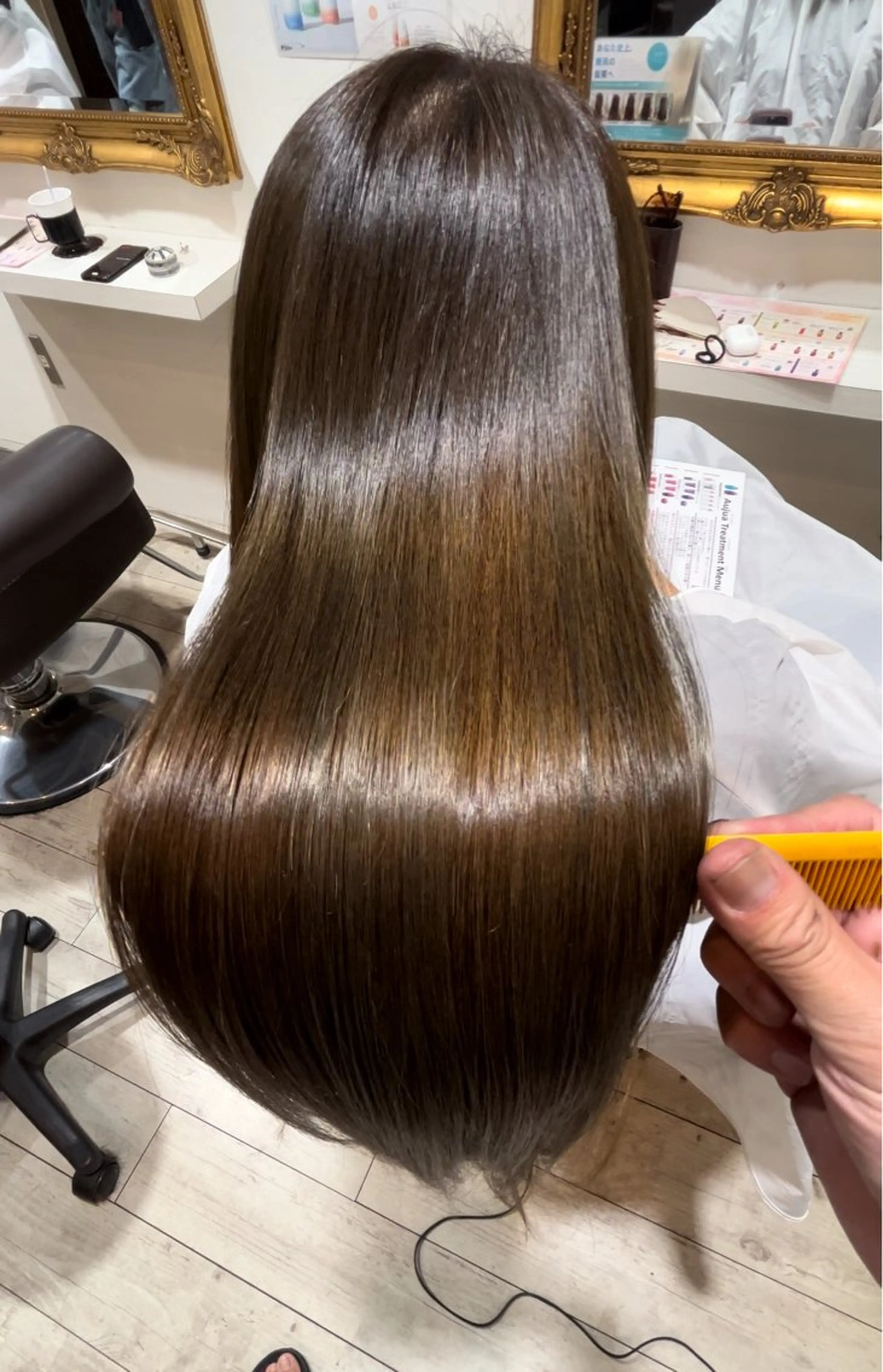 ロング 髪質改善 レイヤーカット トリートメント 🎖大人ショート🎖 河越守のヘアスタイル