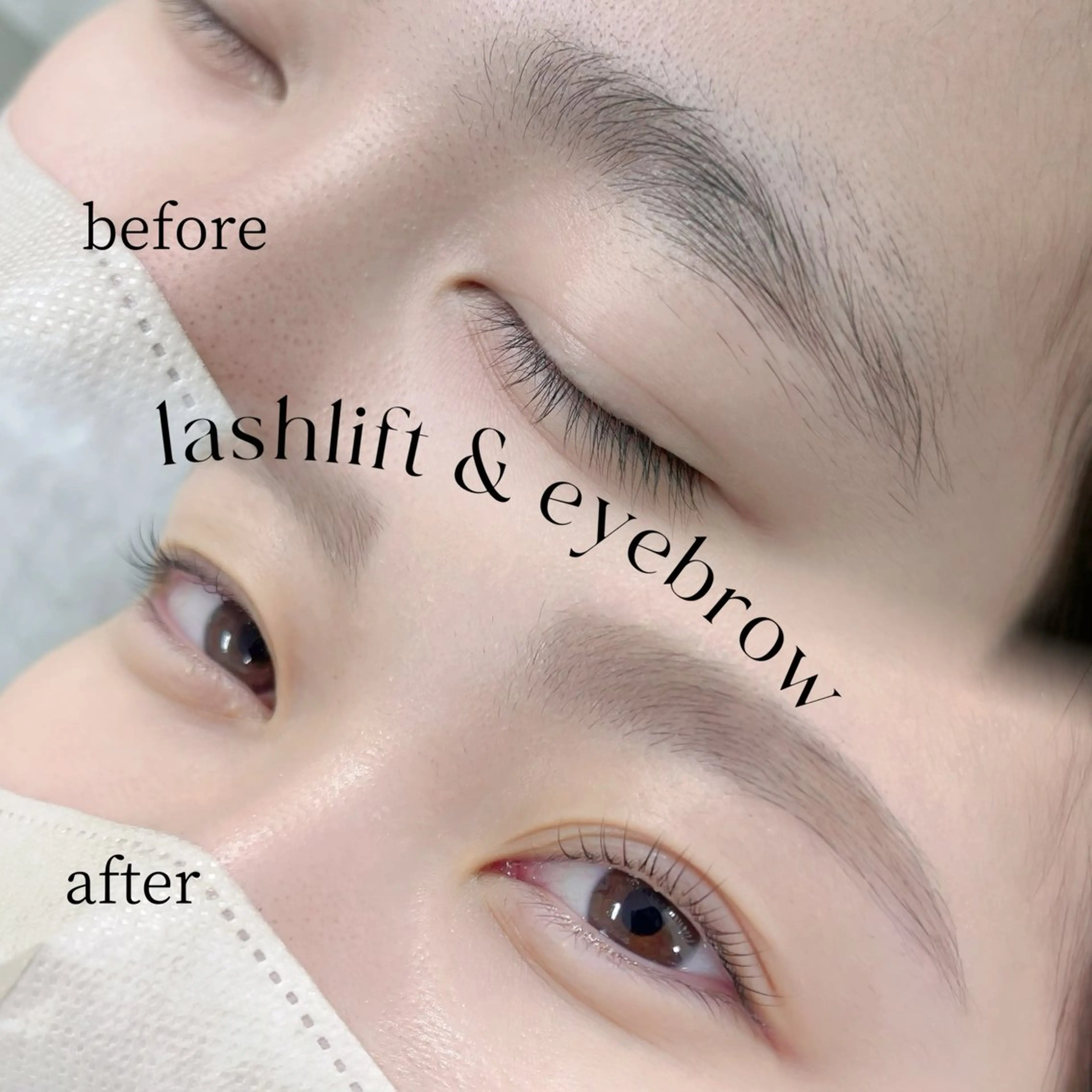 【目元(まつ毛+眉毛)撮影モデル特別価格】ラッシュリフト&アイブロウワックスセットメニュー♡の写真