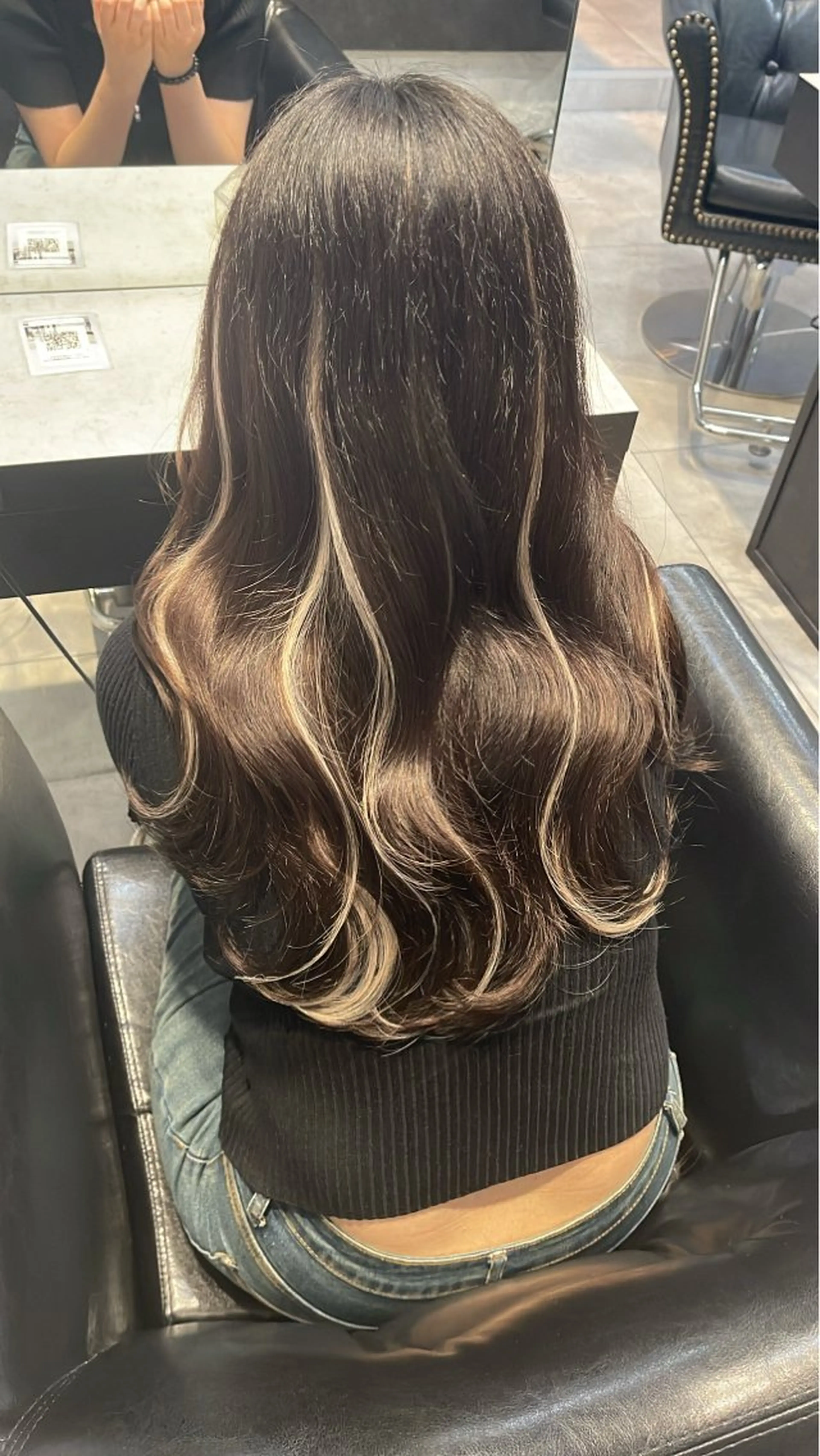 セミロング プルエクステ エクステ ハイライト エクステ Fi-Ne原宿/ プルエクステ/そらのヘアスタイル