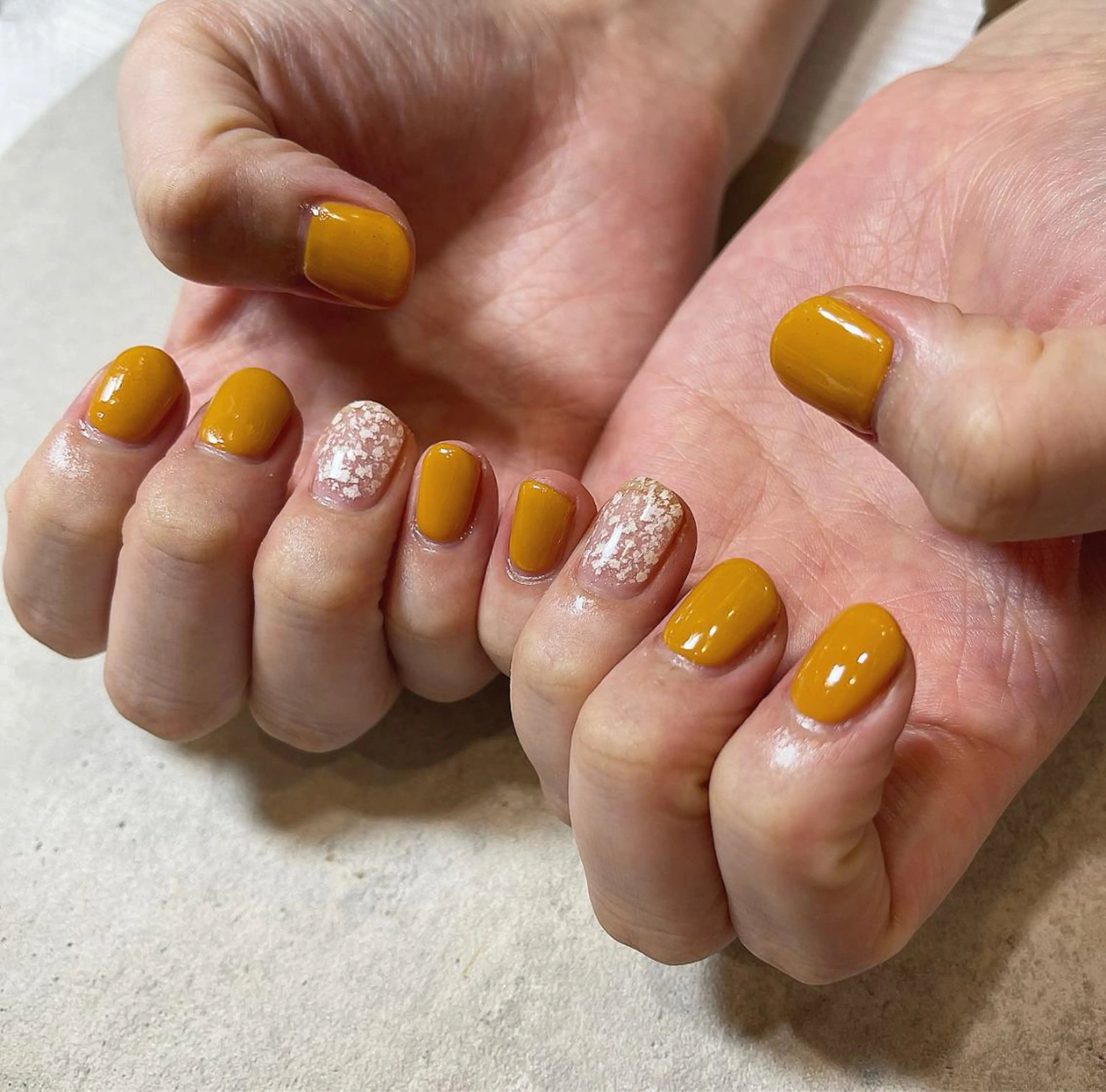 ネイル ワンカラーネイル ハンドネイル よねだ ゆうらのネイルデザイン