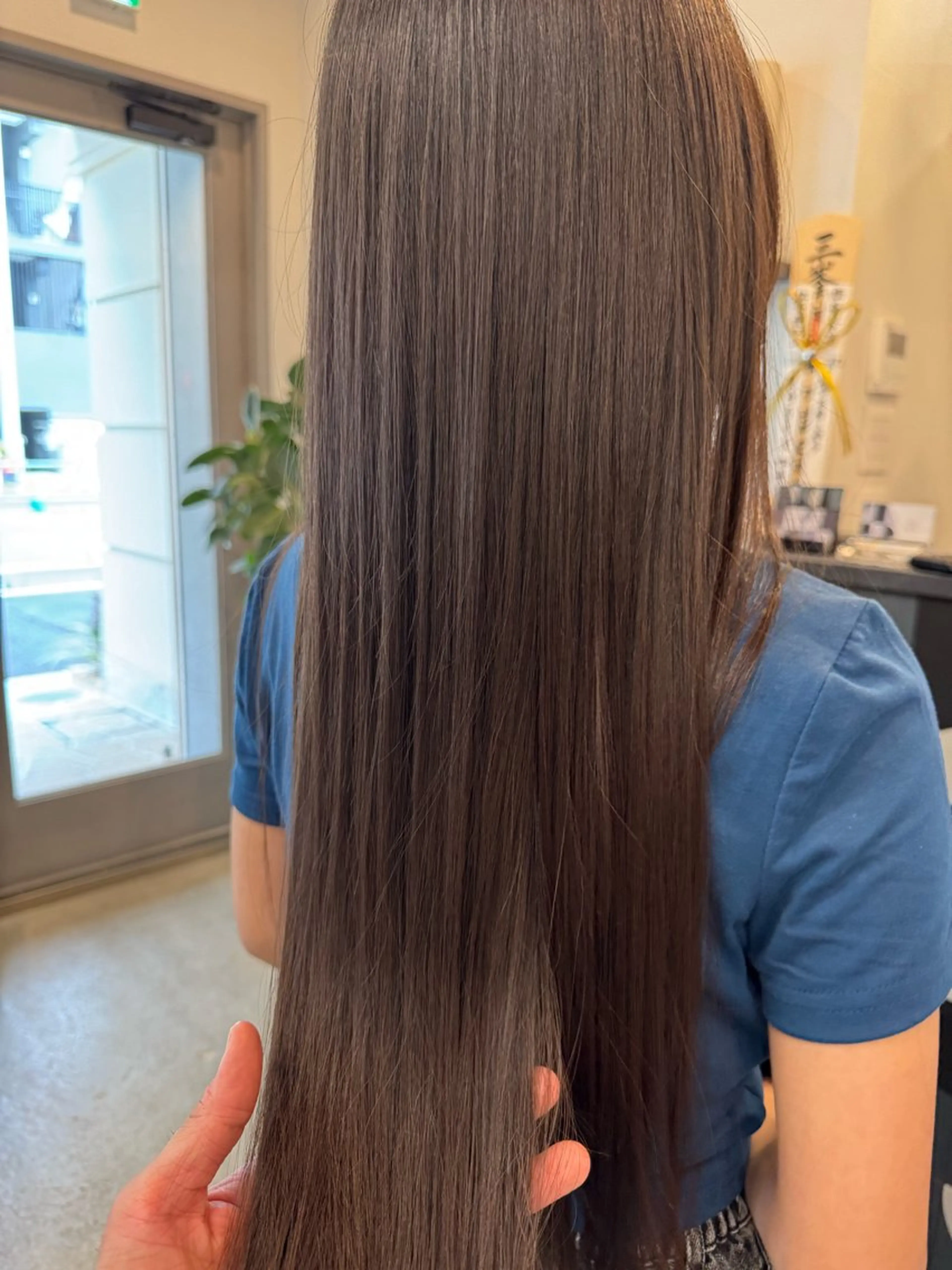 ロング パーマ カット 縮毛矯正 トリートメント dog star 関 海斗のヘアスタイル