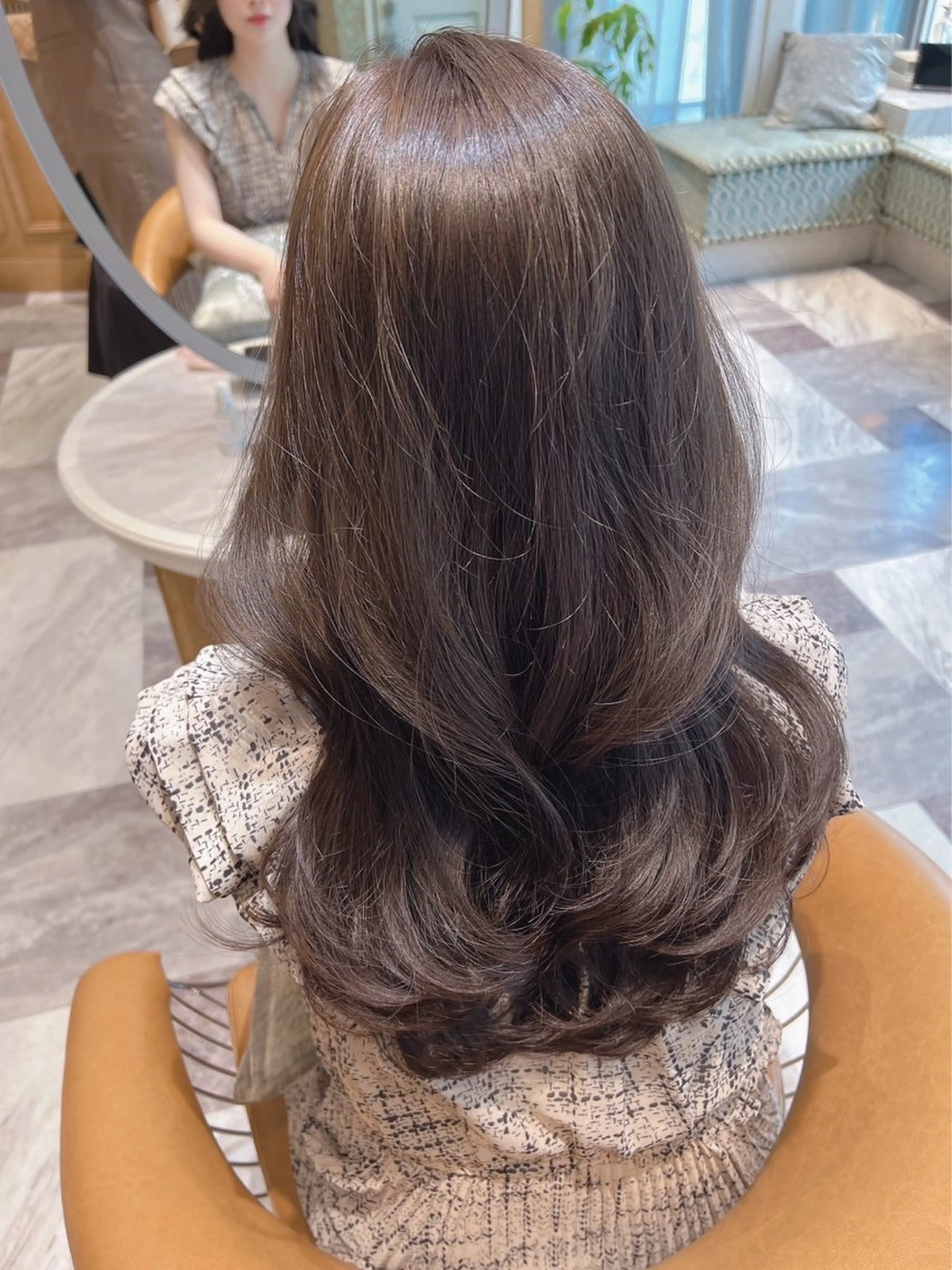 💁🏻‍♀️ツヤ髪ダメージレスカラー✨️+3stepトリートメント+Refaファインバブル🚿🩵の写真