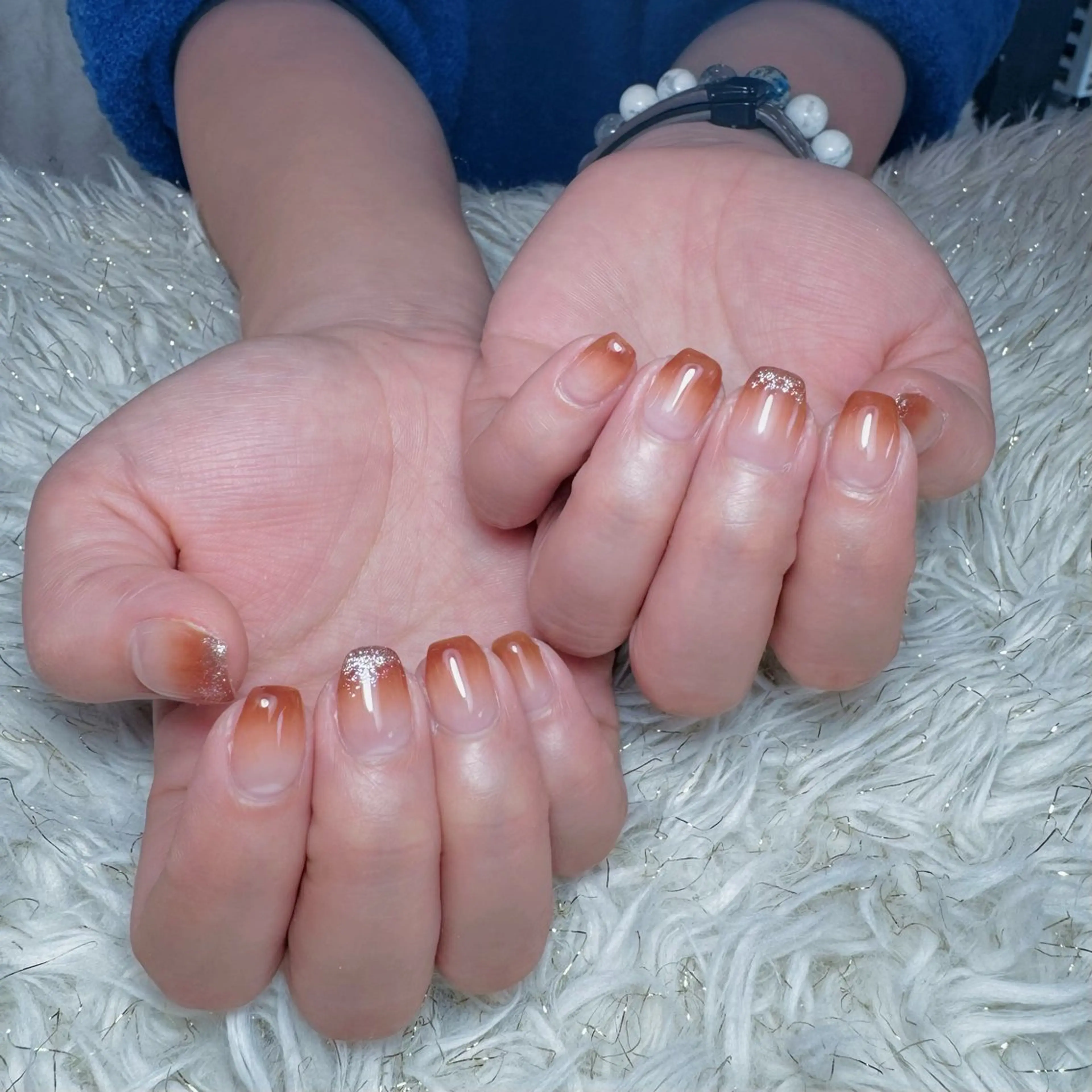 ネイル グラデーション ラメ(グリッター) Nail.108 我妻のネイルデザイン