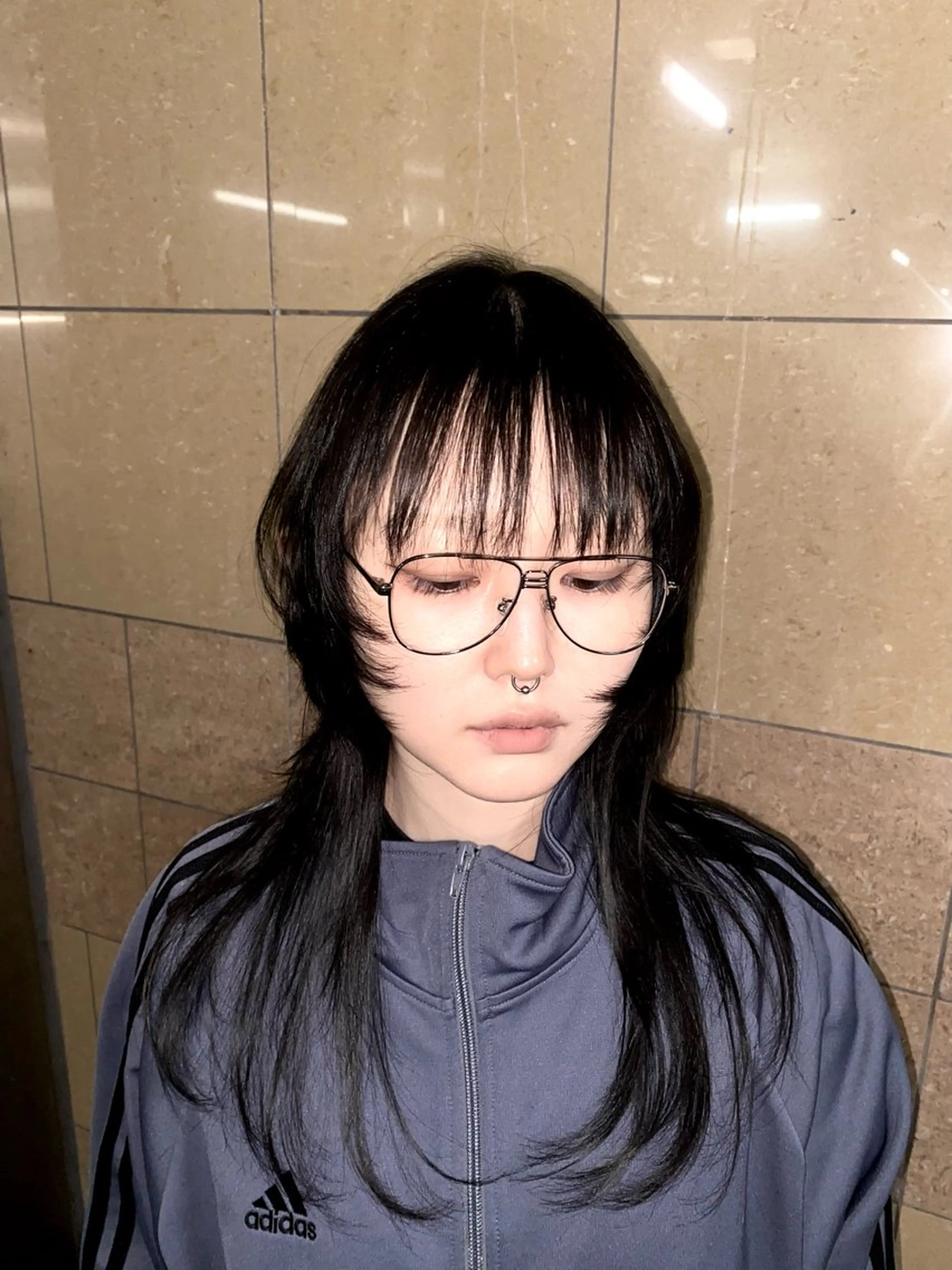 セミロング 🧬個性派カラー /派手髪🧬MEIのヘアスタイル