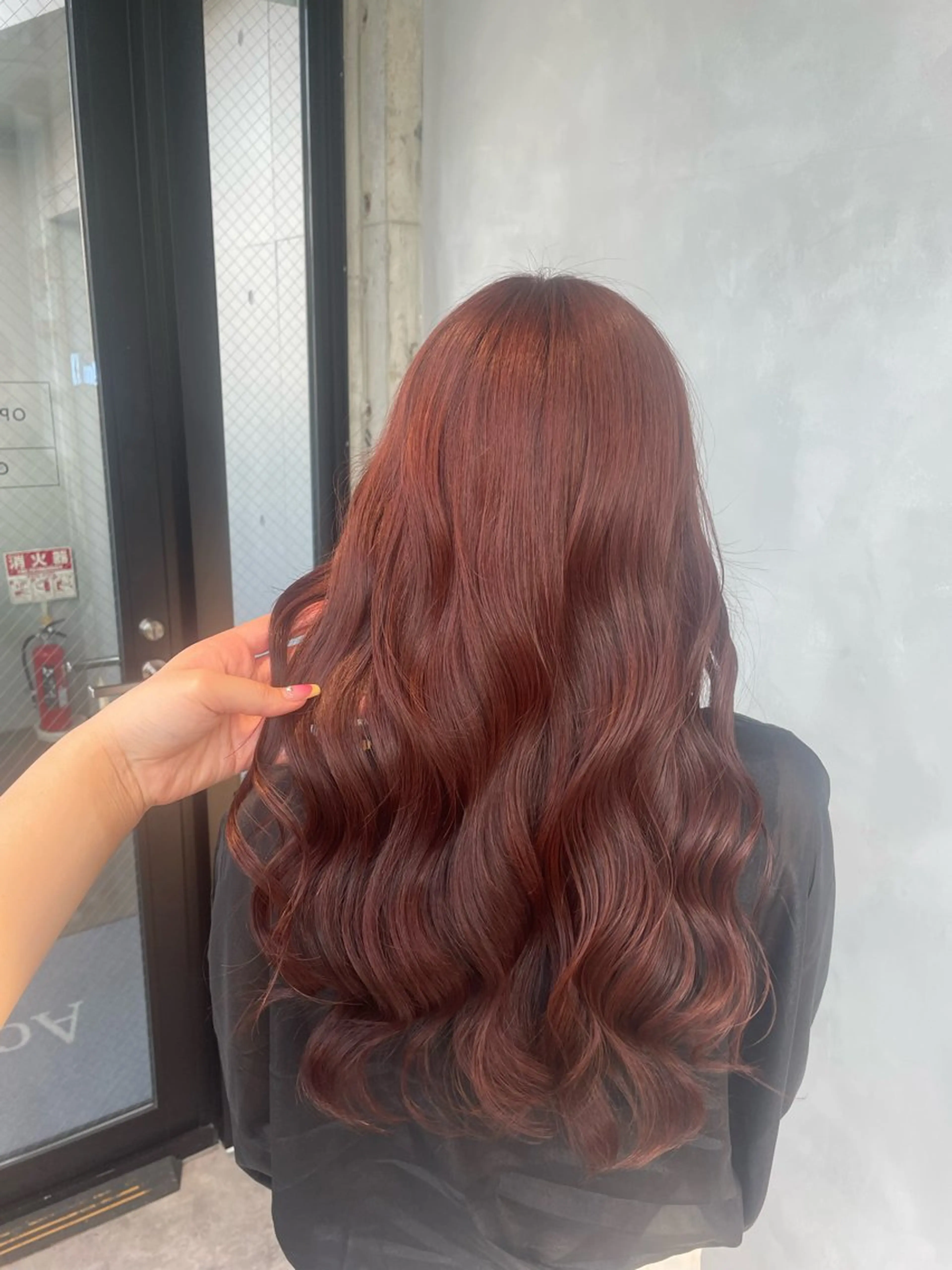 カラー 暖色/ハイトーン/ カラー/HBLのヘアスタイル