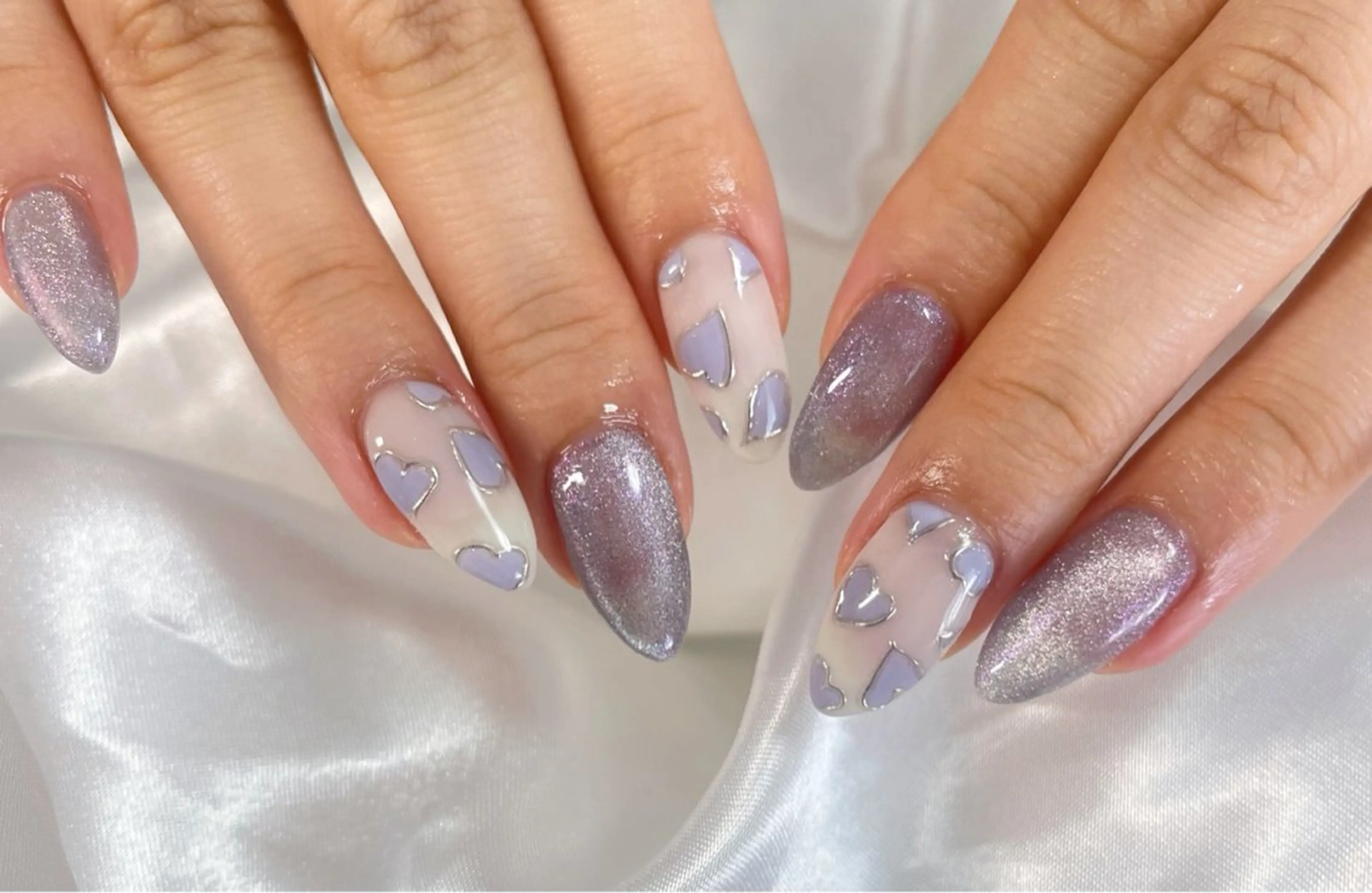 ネイル マグネットネイル ハンドネイル 松田 由真のネイルデザイン