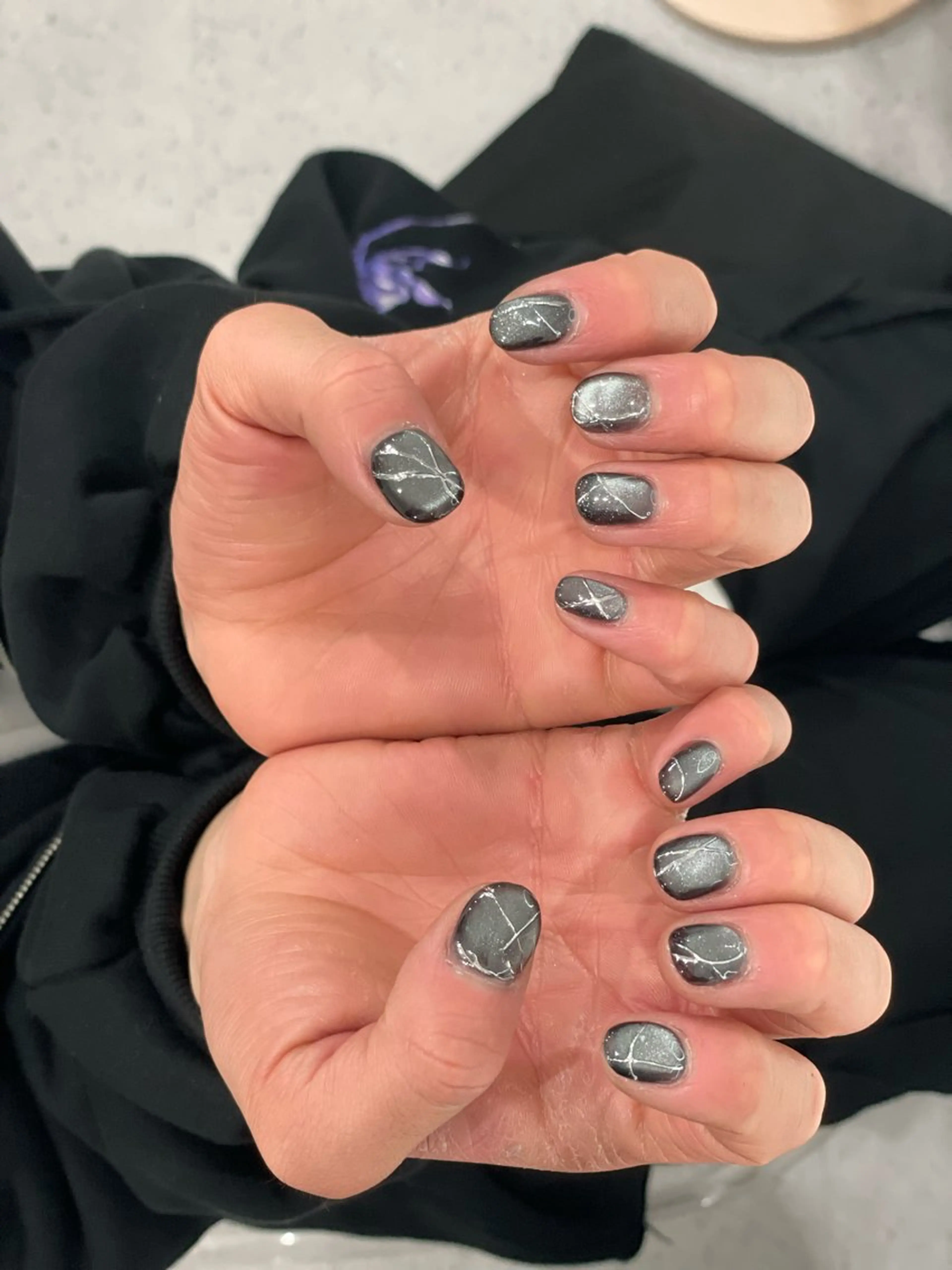 メンズ ネイル ハンドネイル プラチナムドール栄 airiのネイルデザイン