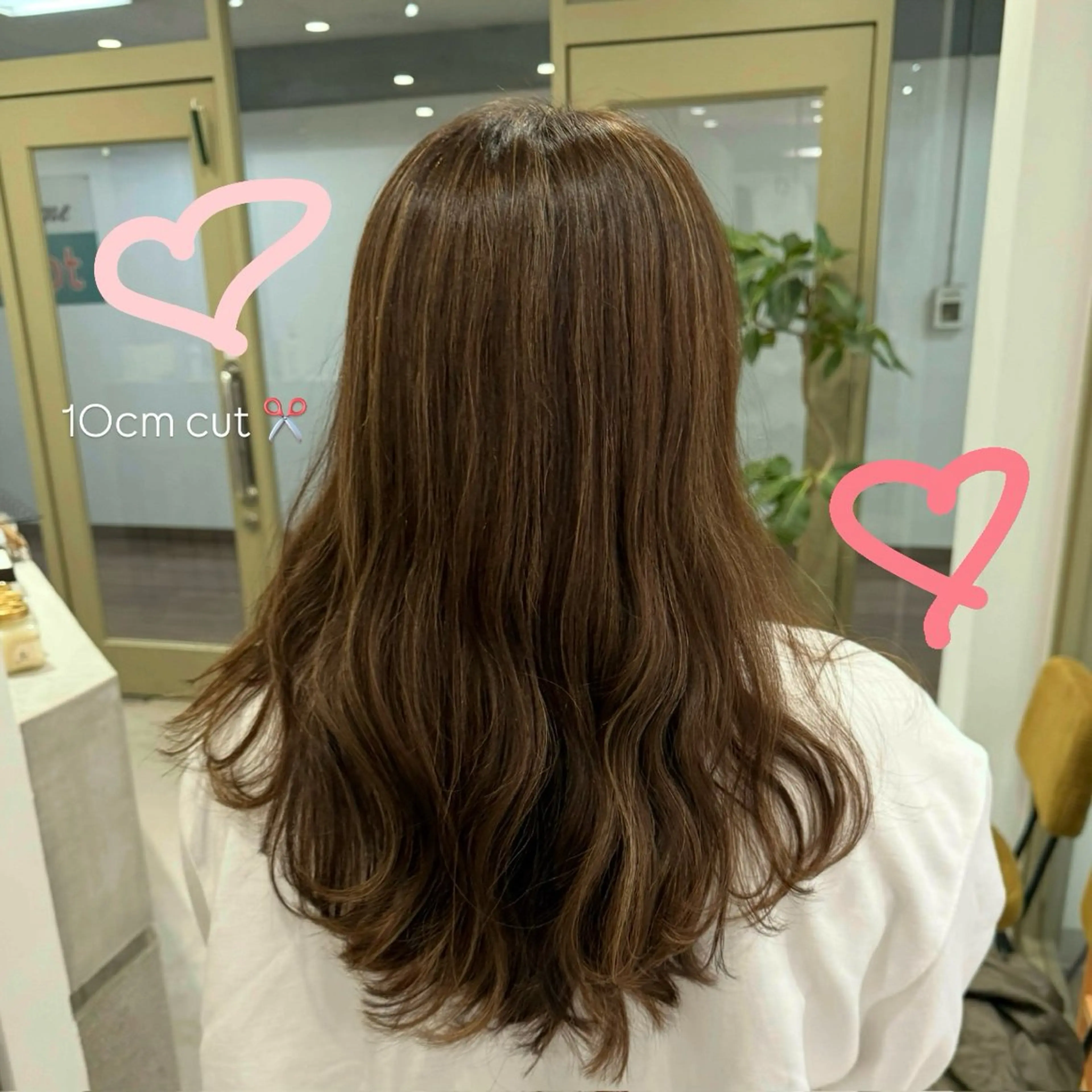 ロング ボブ レイヤーカット ロング 佐藤 歩菜のヘアスタイル