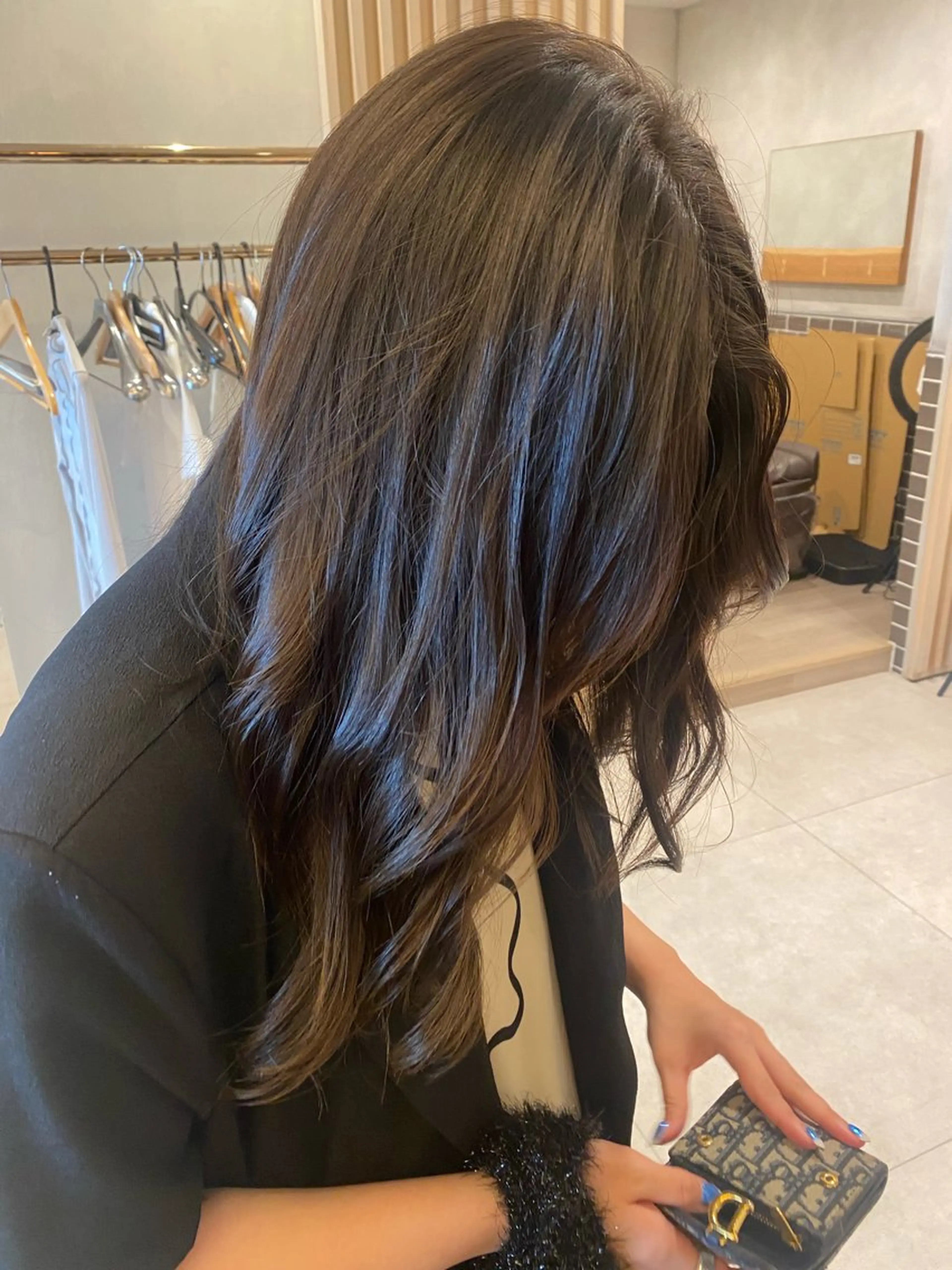 ロング カラー cloe中目黒 モエカのヘアスタイル