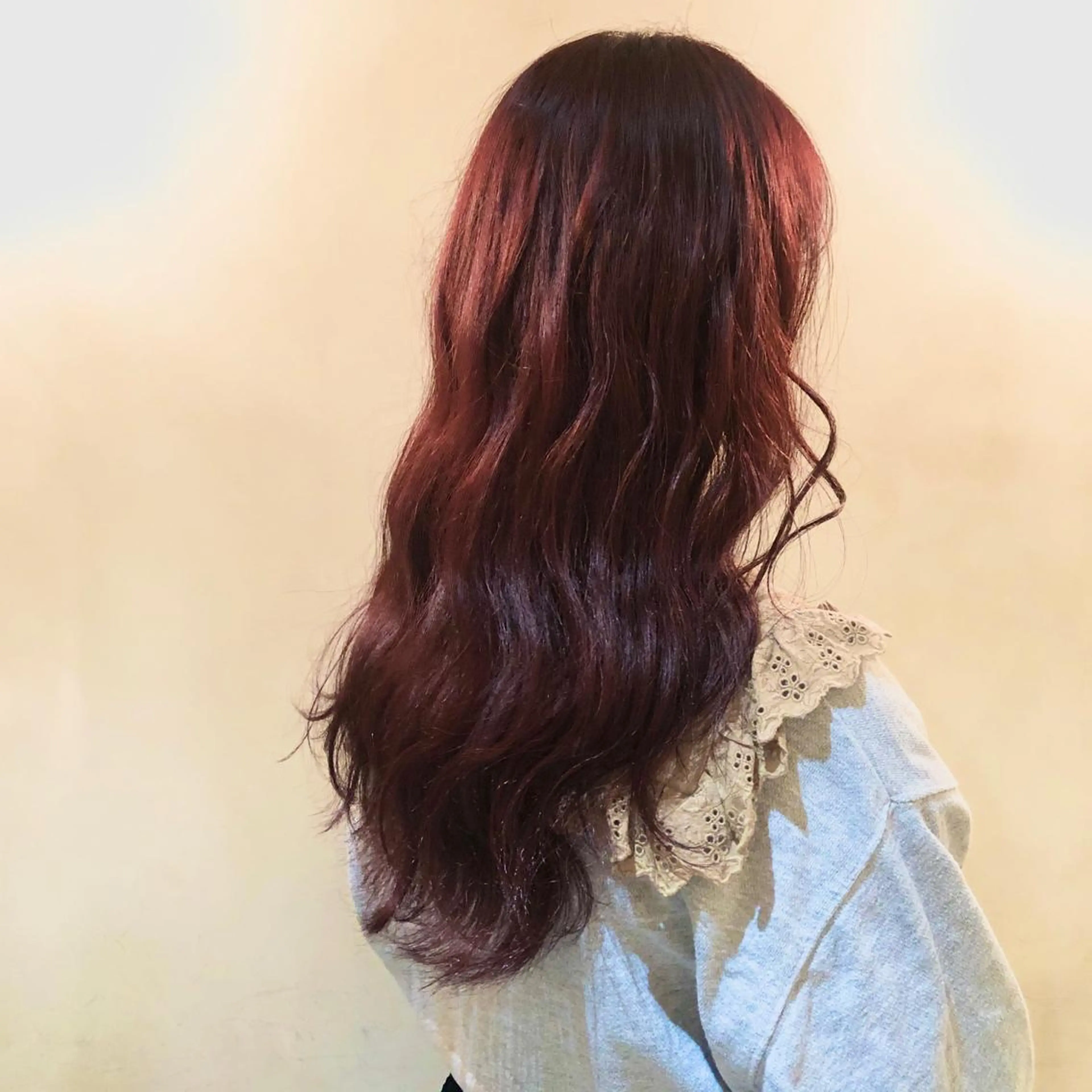 ロング カラー ボルドーカラー ブラウンカラー ショート/パーマ/ カラー/FUKOのヘアスタイル
