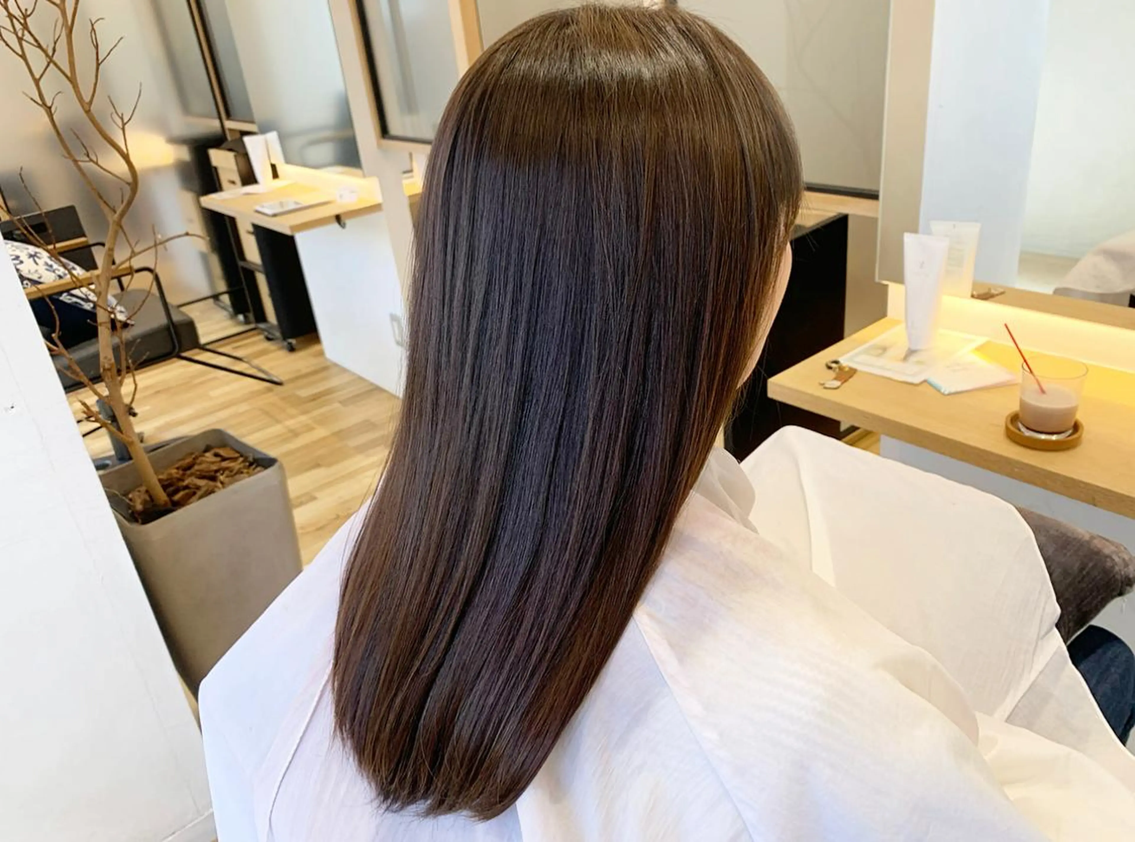 ロング トリートメント あべ ゆうかのヘアスタイル