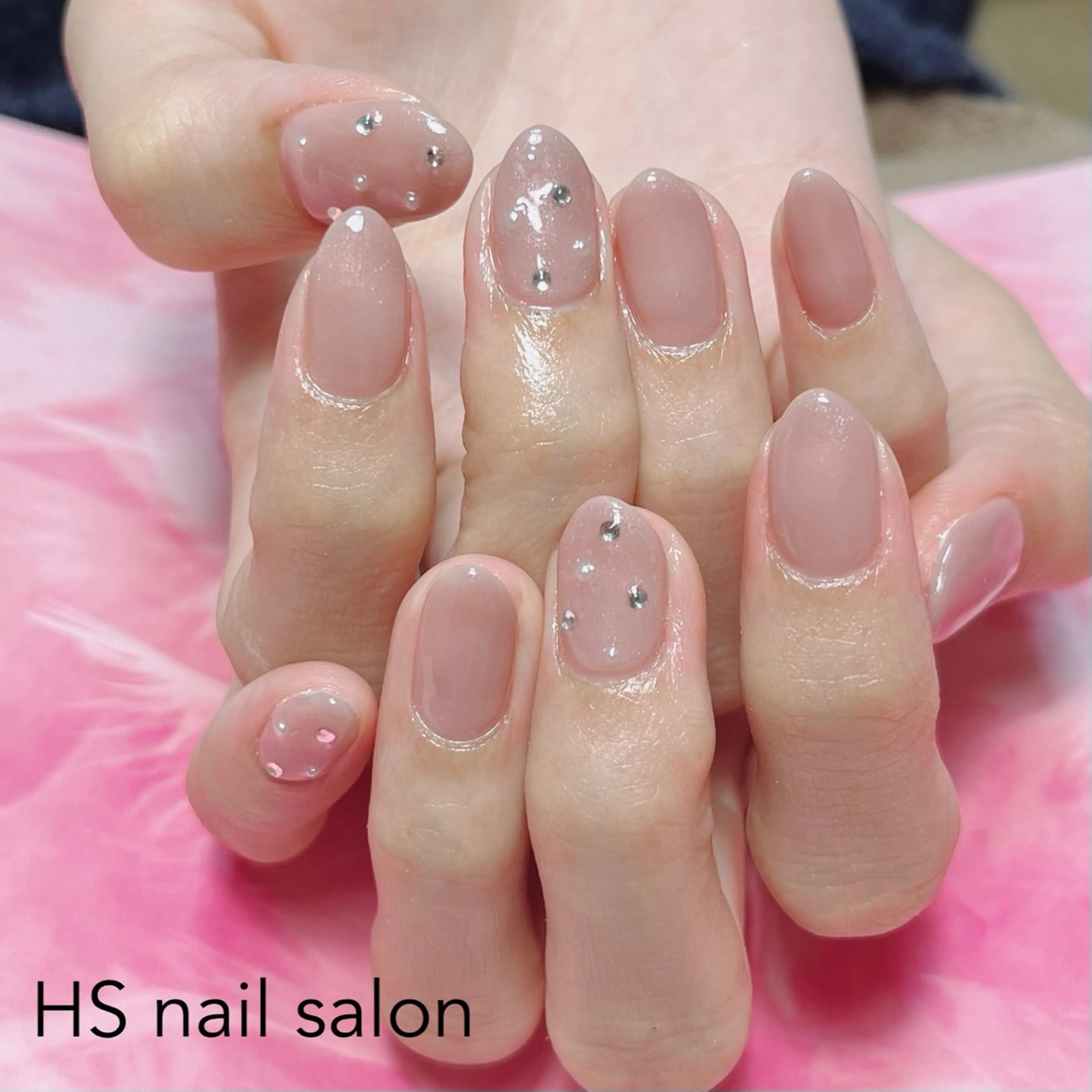 ミディアム ハンドネイル hs nail salonのネイルデザイン