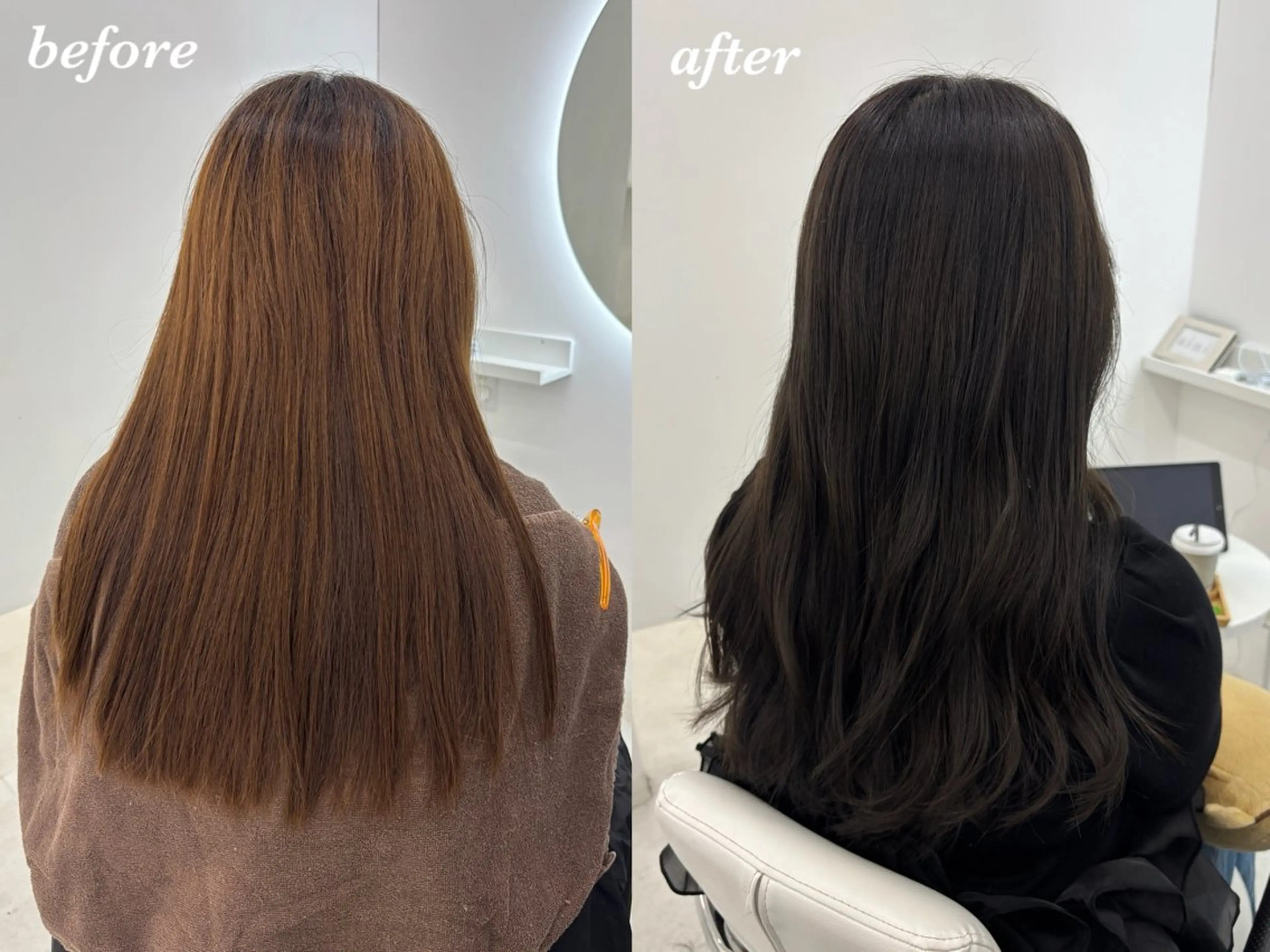 ロング カラー カット ヘアカラー トリートメント 【aini天王寺】 𝐚𝐢𝐫𝐢✂︎のヘアスタイル