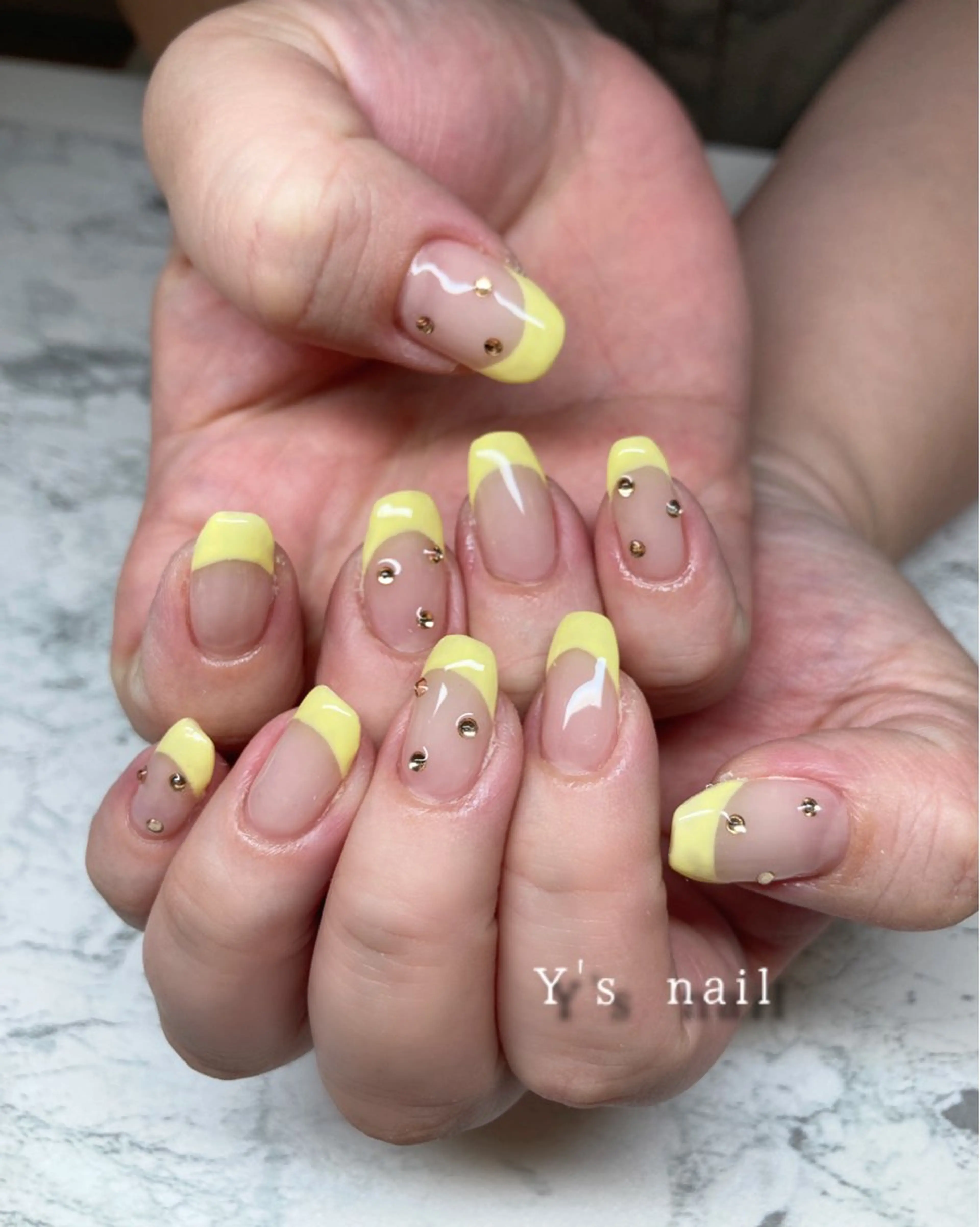 ネイル フレンチネイル 手書きが得意🖌️ Y’s  nailのネイルデザイン