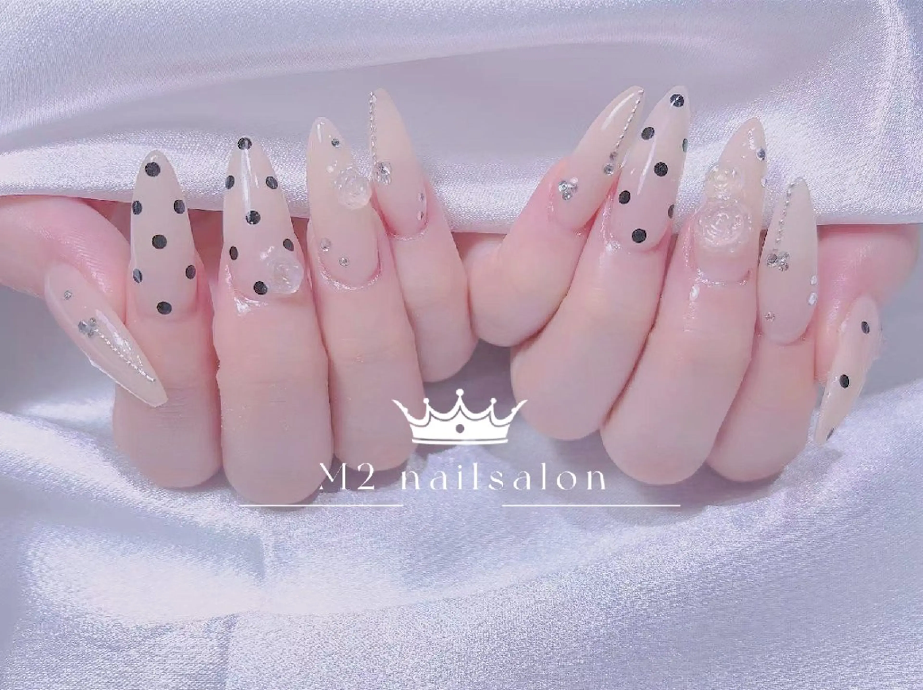 ネイル ハンドネイル ハンドケア MxS Nail(長さだし/フィルイン/マグネット/韓国ネイル/ワンホンネイル/ワンカラー)所属・MxS リィリィのネイルデザイン