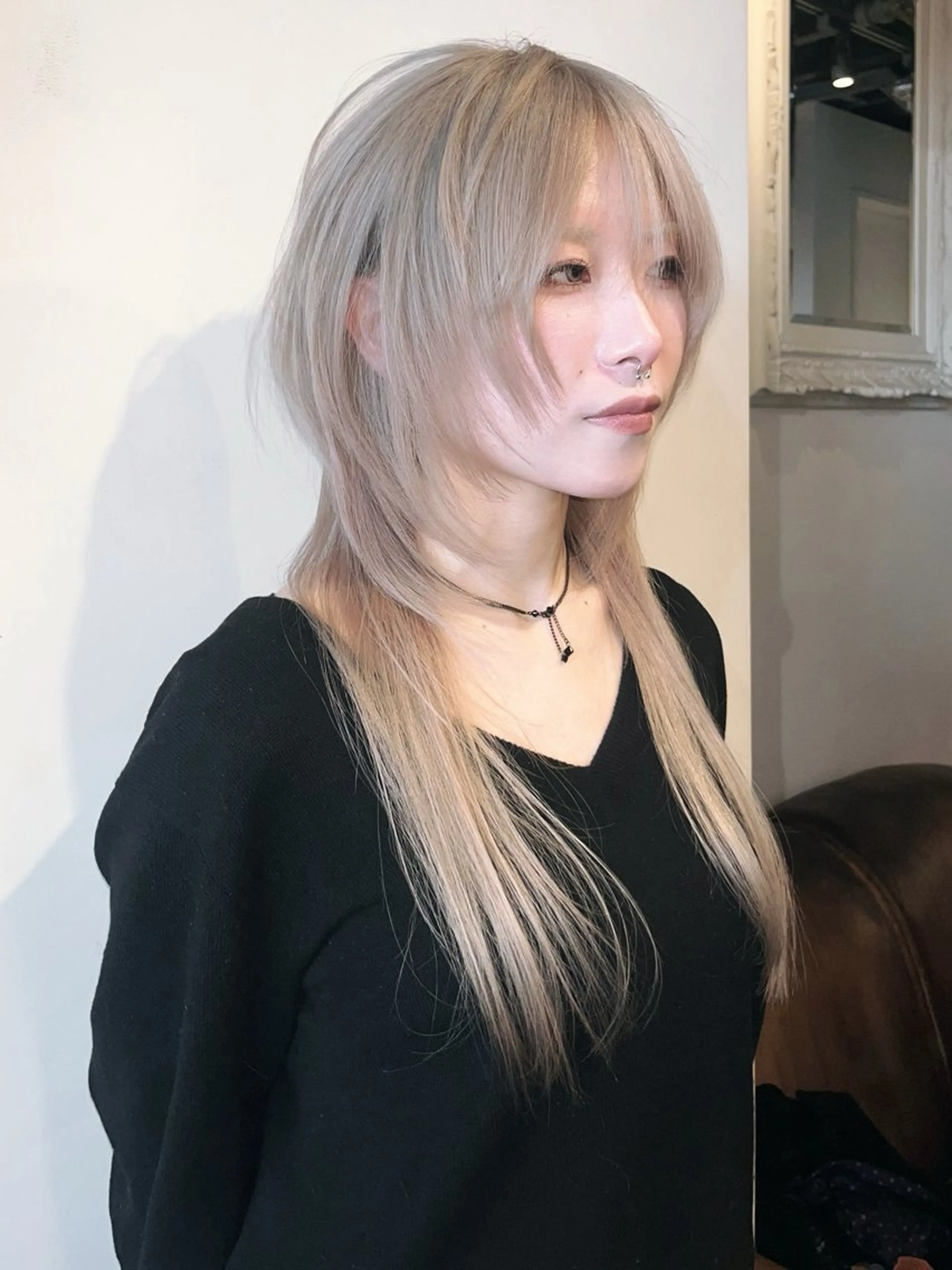 似合わせカット＋リタッチカラー＋保湿トリートメントの写真