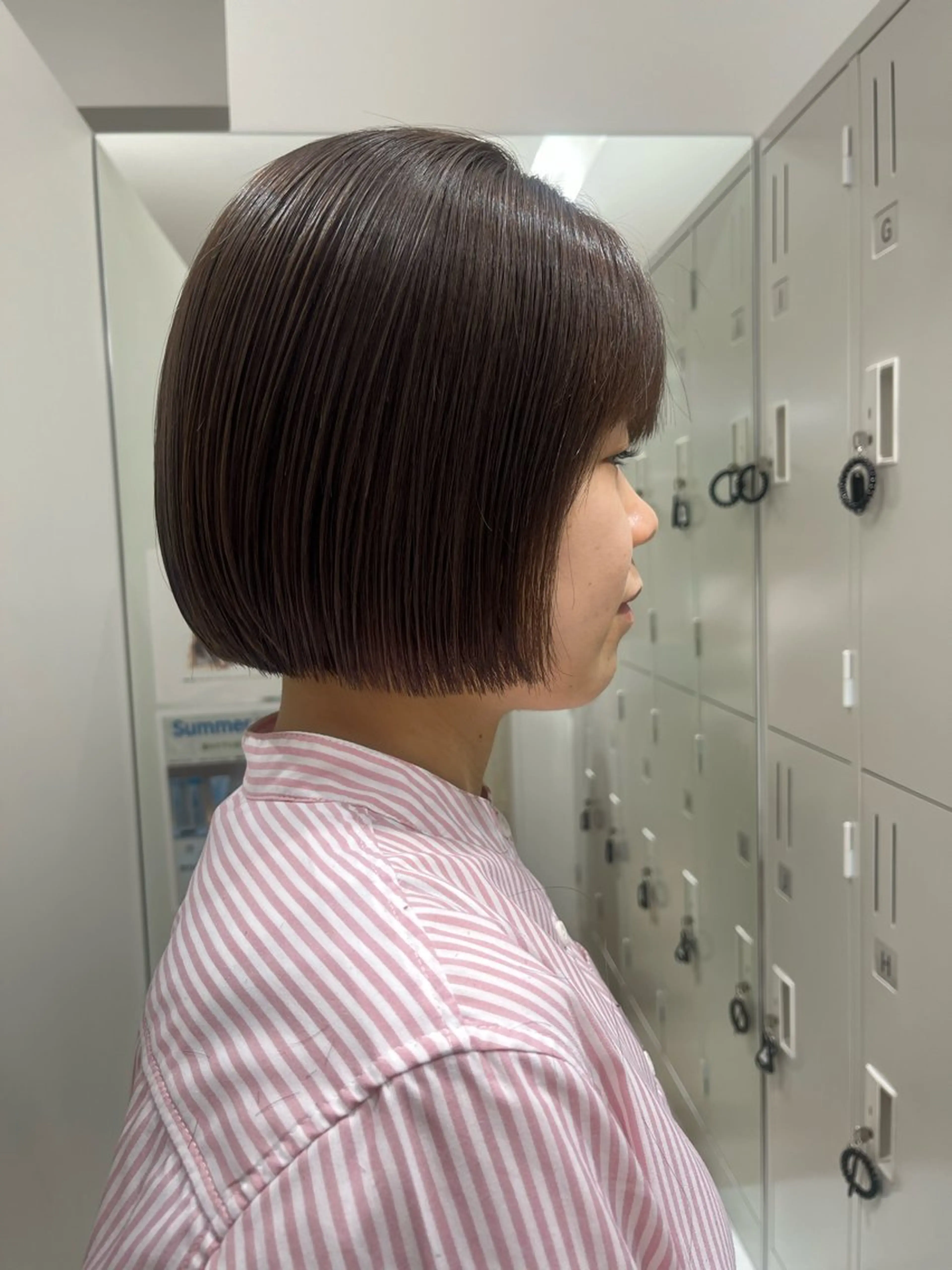 ミディアム ボブ 大人かわいい lobec/田代のヘアスタイル