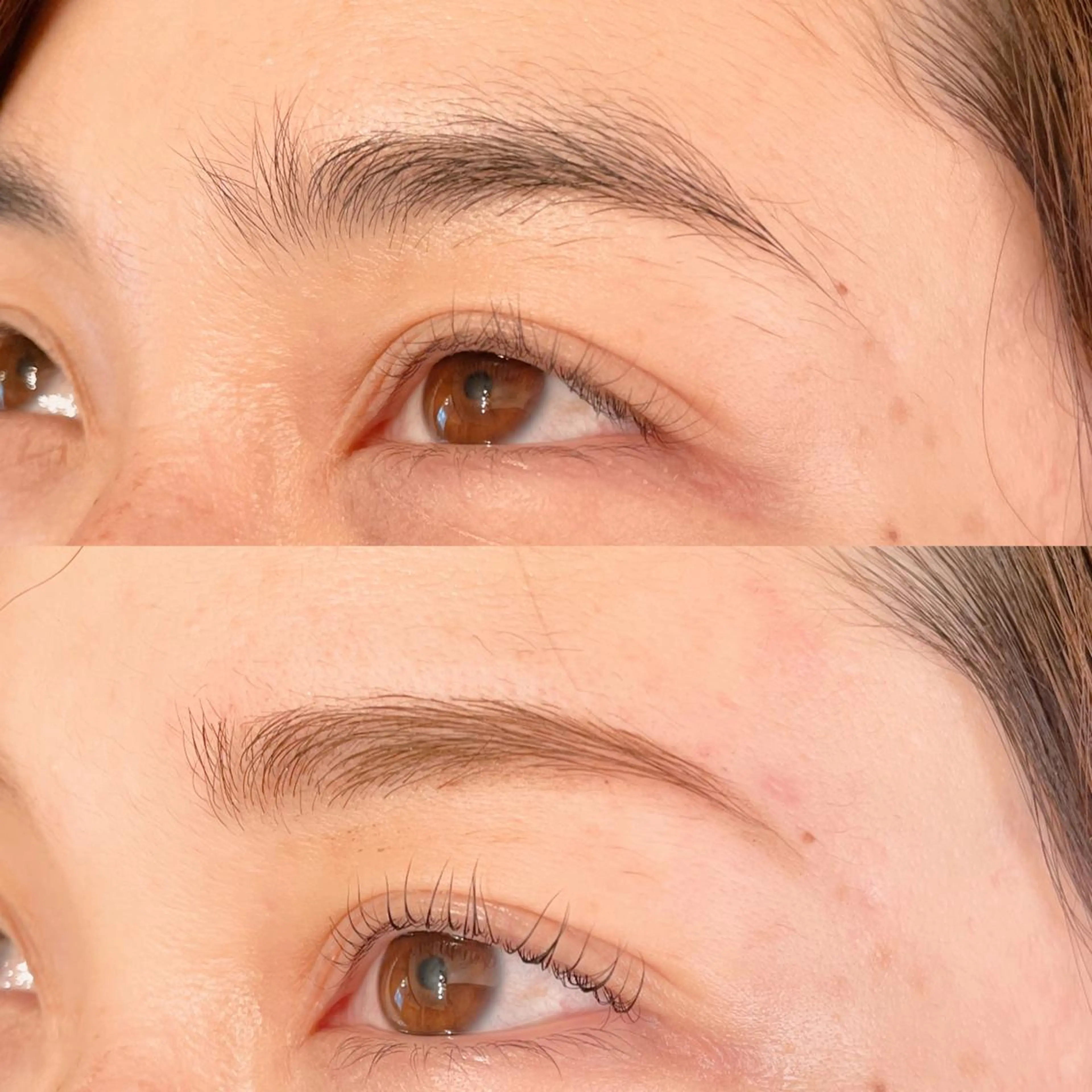 マツエク・マツパ アイブロウ 眉カラー 眉毛ワックス脱毛 一重×まつ毛パーマ 森崎 麗のマツエク・マツパデザイン