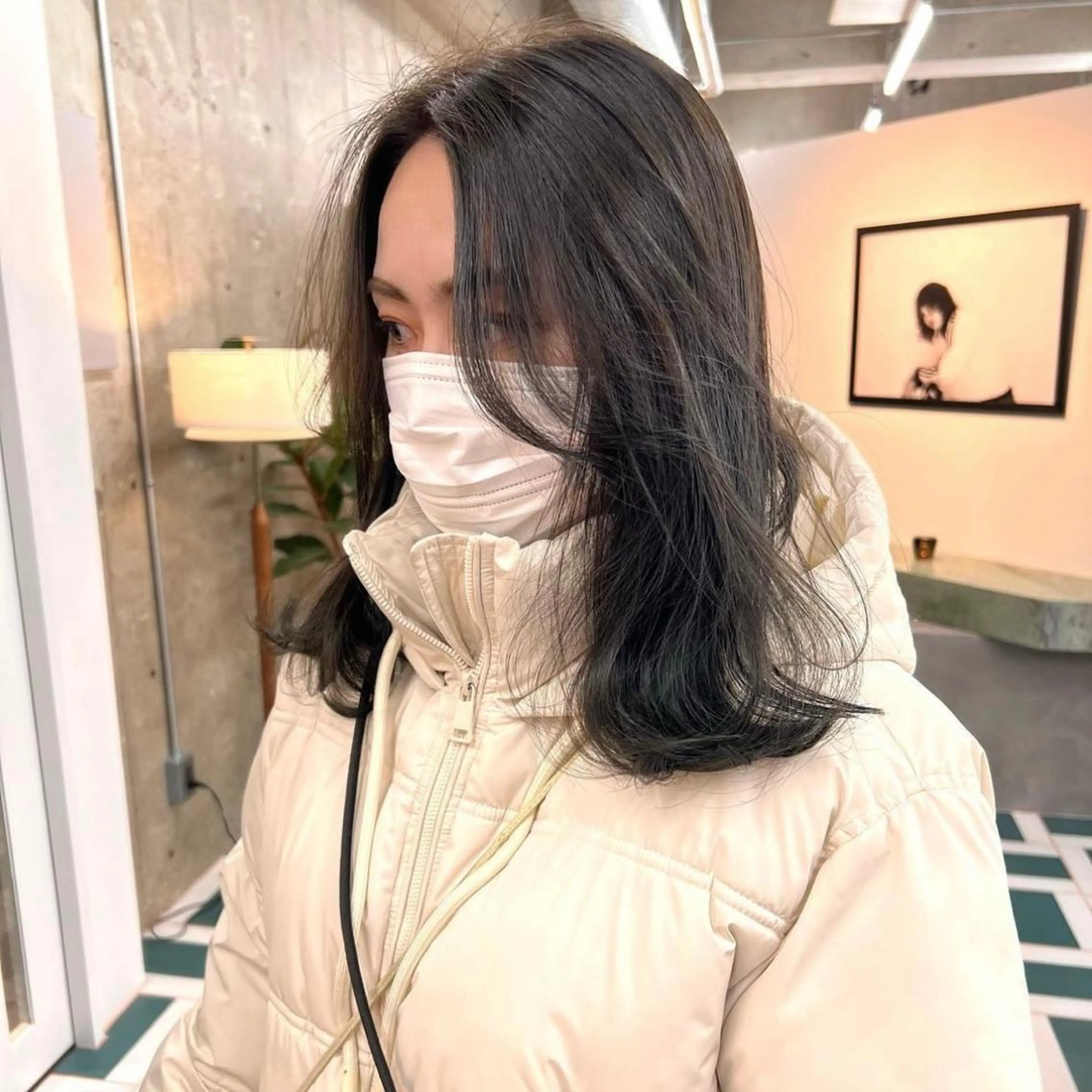 ミディアム カラー ボブ/艶髪/栄/ 名古屋/COCOのヘアスタイル