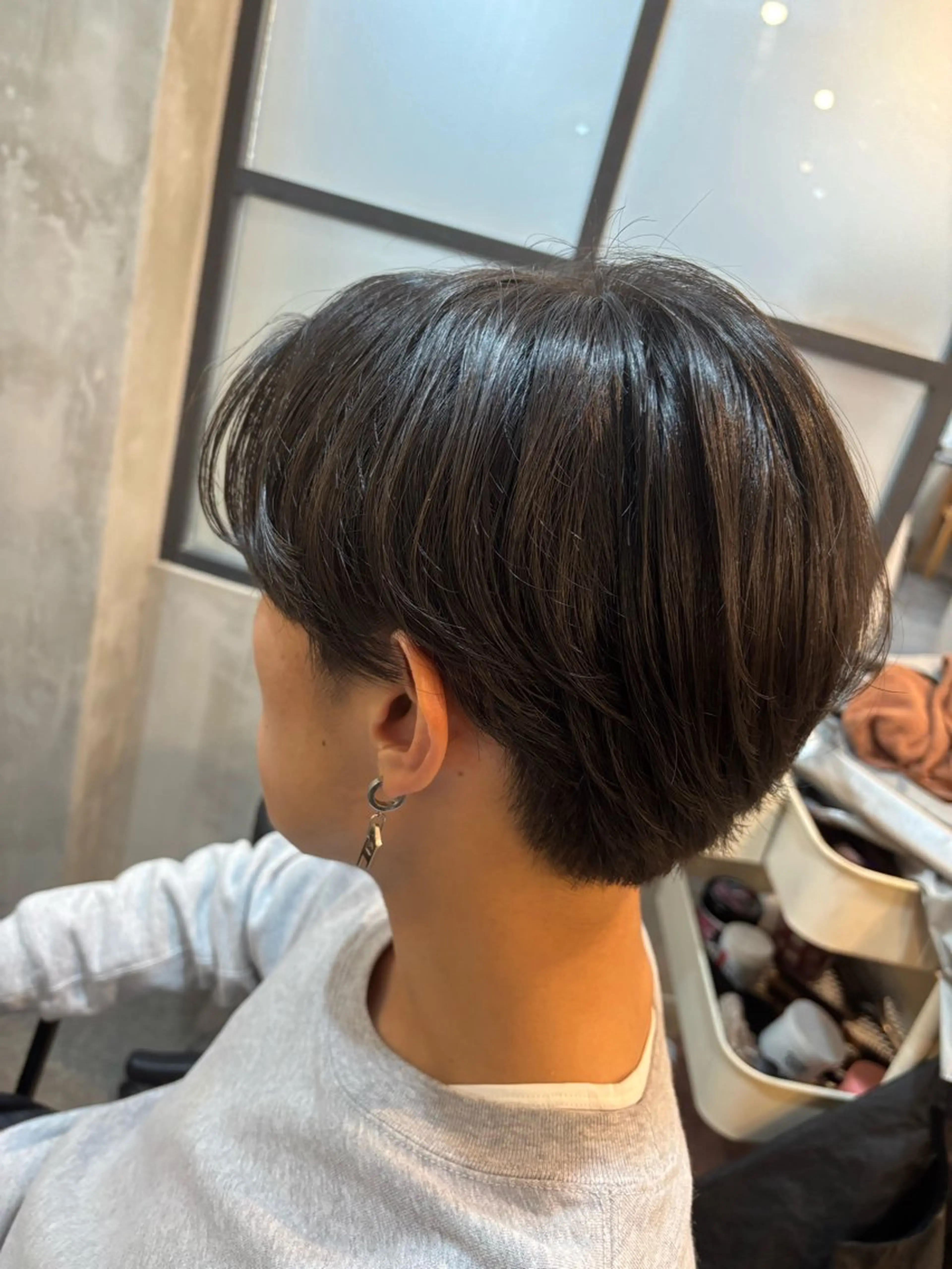 メンズ センターパート 磯野 成基のヘアスタイル