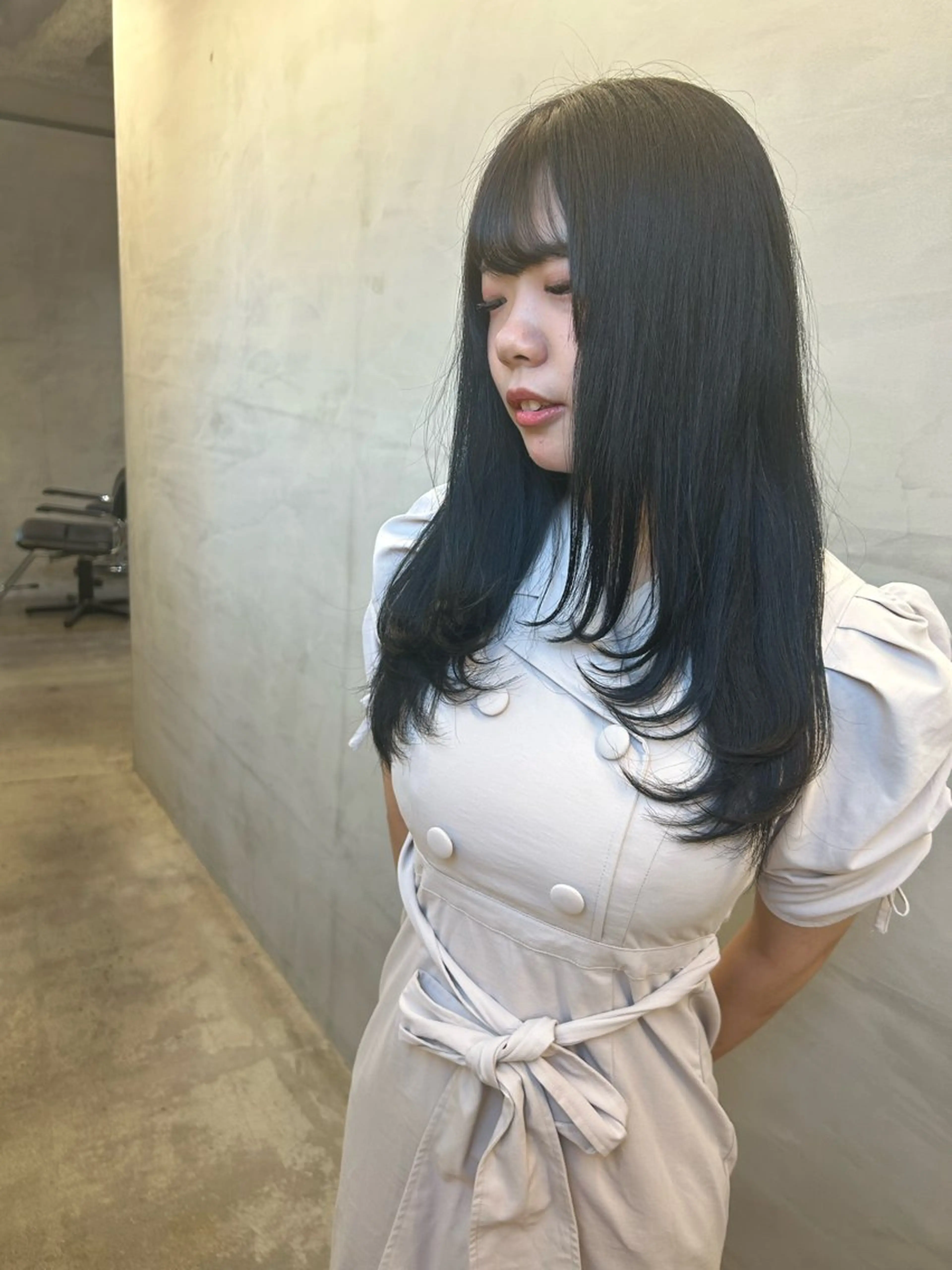 ロング カット ヘアカラー トリートメント 🫧髪質改善 韓国へア🌈Kotaのヘアスタイル