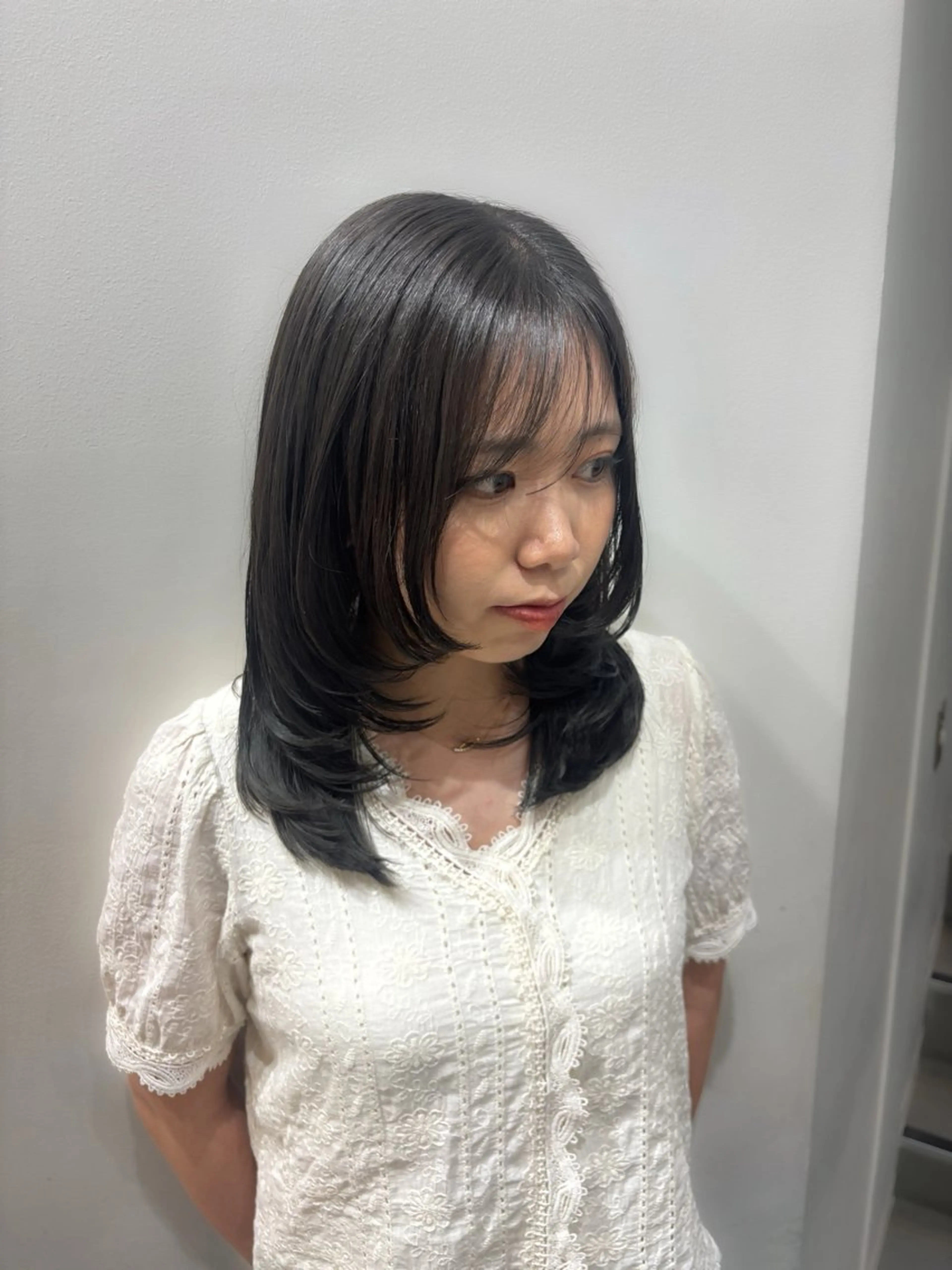 ミディアム カラー Misaki 🍒のヘアスタイル