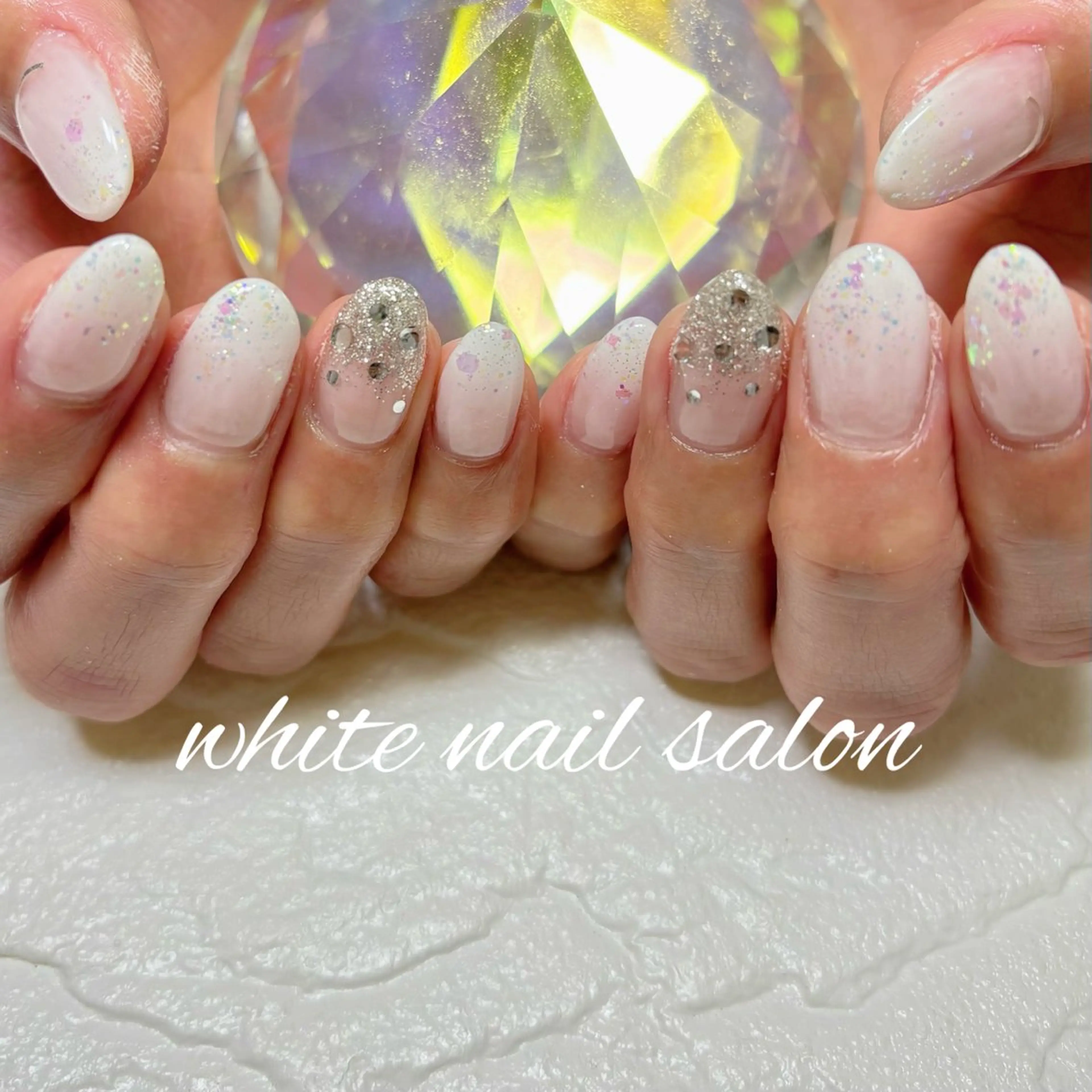 ネイル フットネイル ハンドネイル white nail salonのネイルデザイン