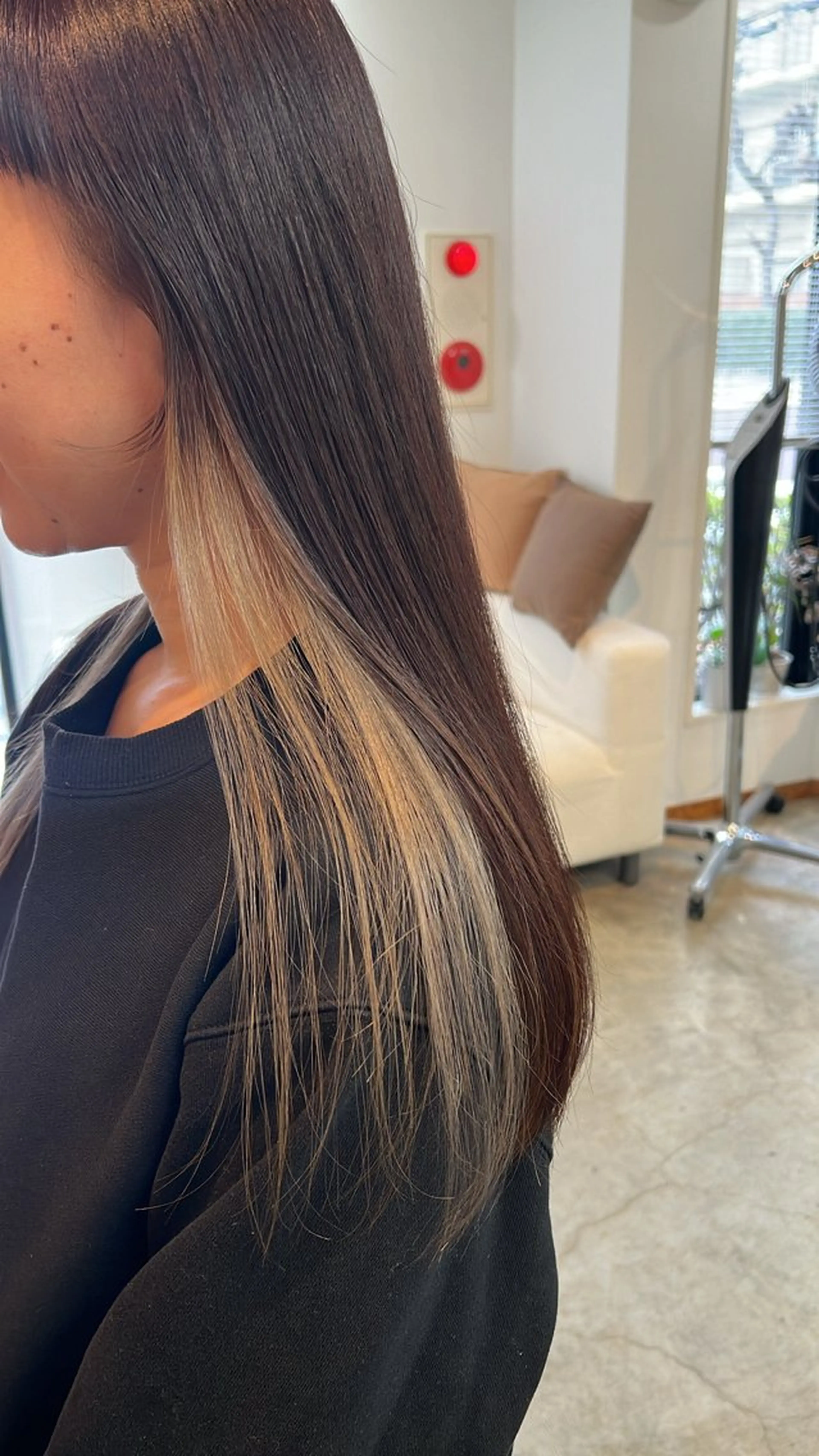 カラー 透明感カラー🫧 高田李胡のヘアスタイル