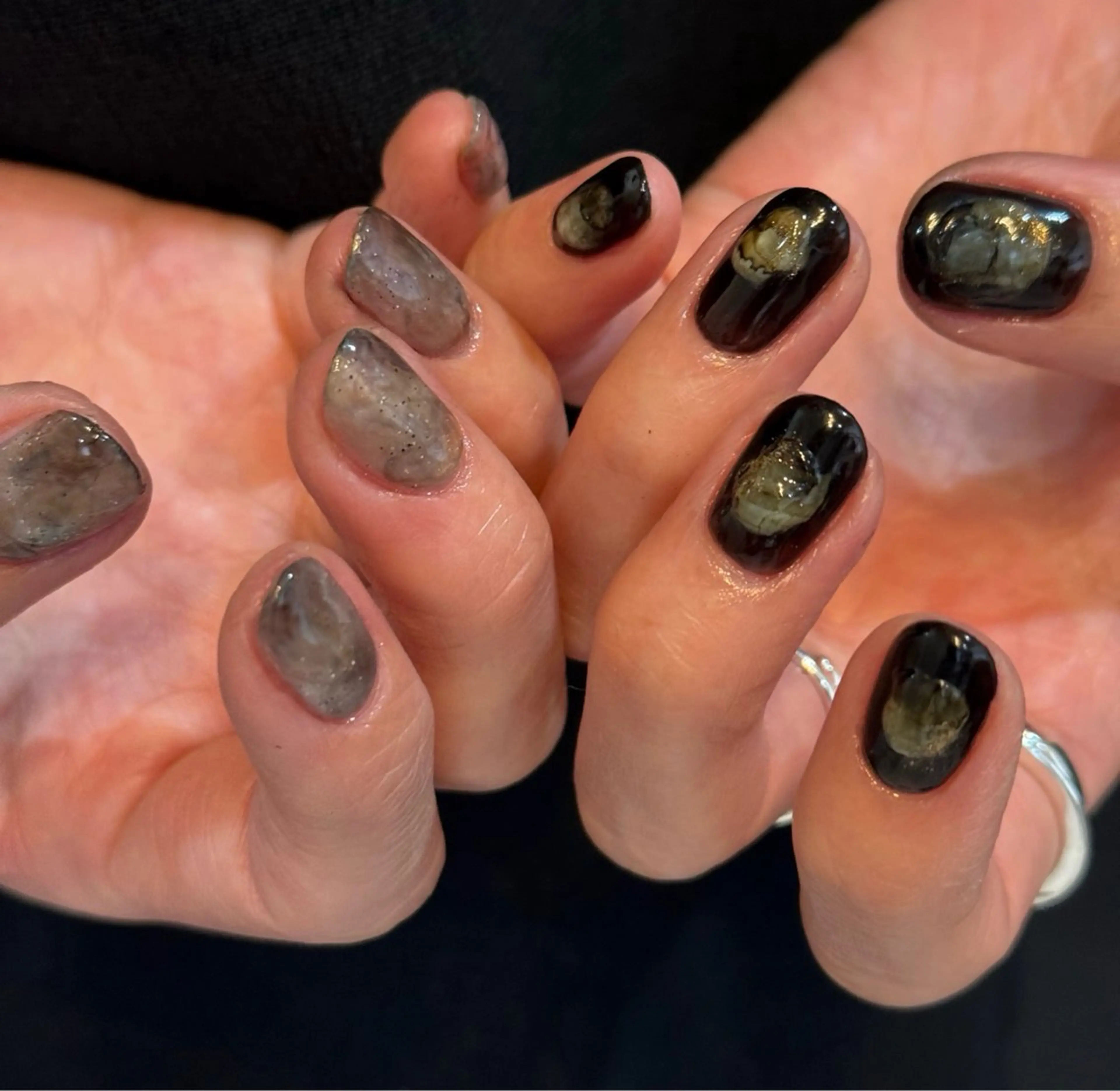 ネイル アートネイル ニュアンスネイル ハンドネイル Blé nailのネイルデザイン