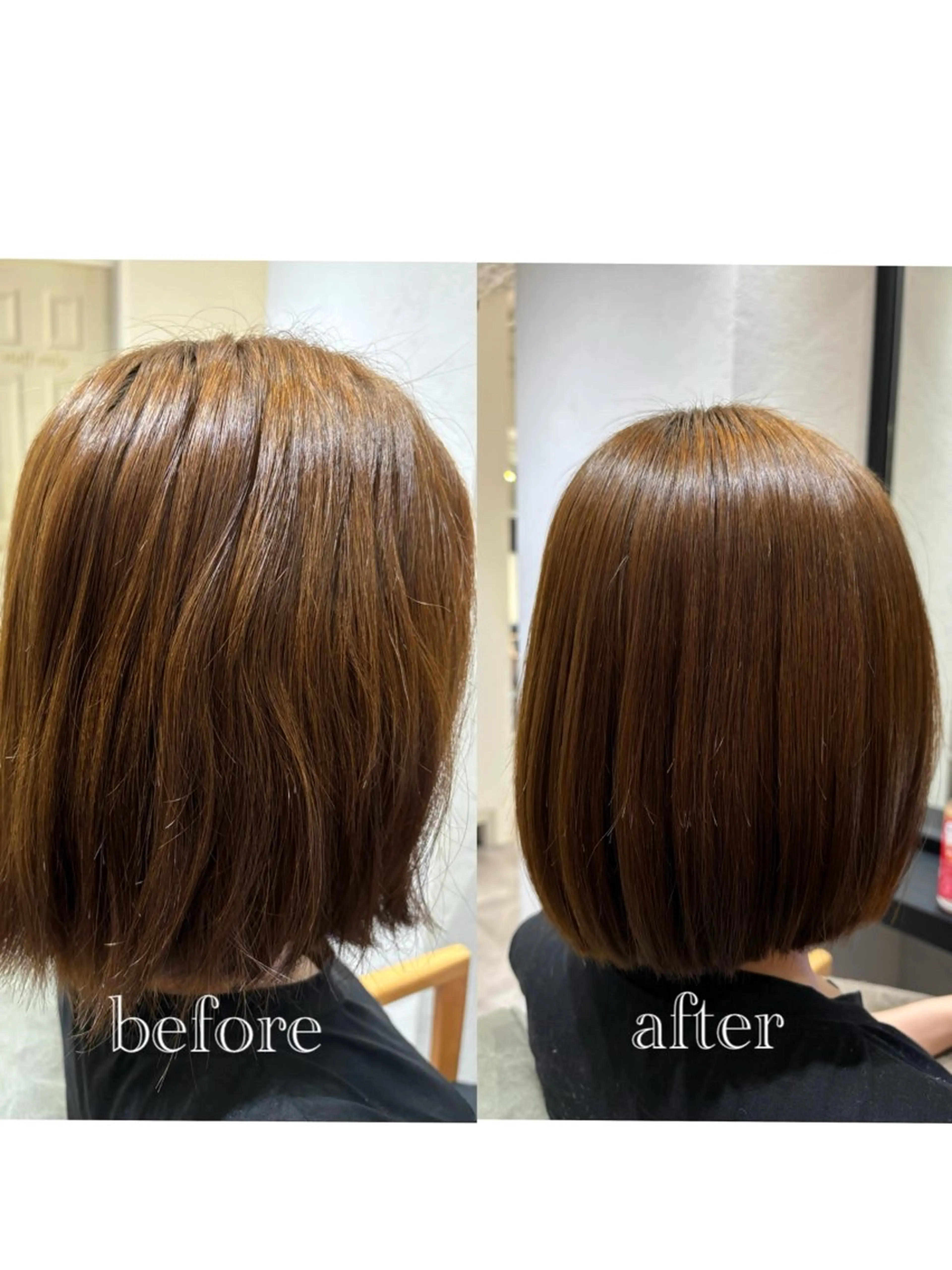 ショート 髪質改善 縮毛矯正 ✨似合わせボブ✨ 縮毛矯正のヘアスタイル