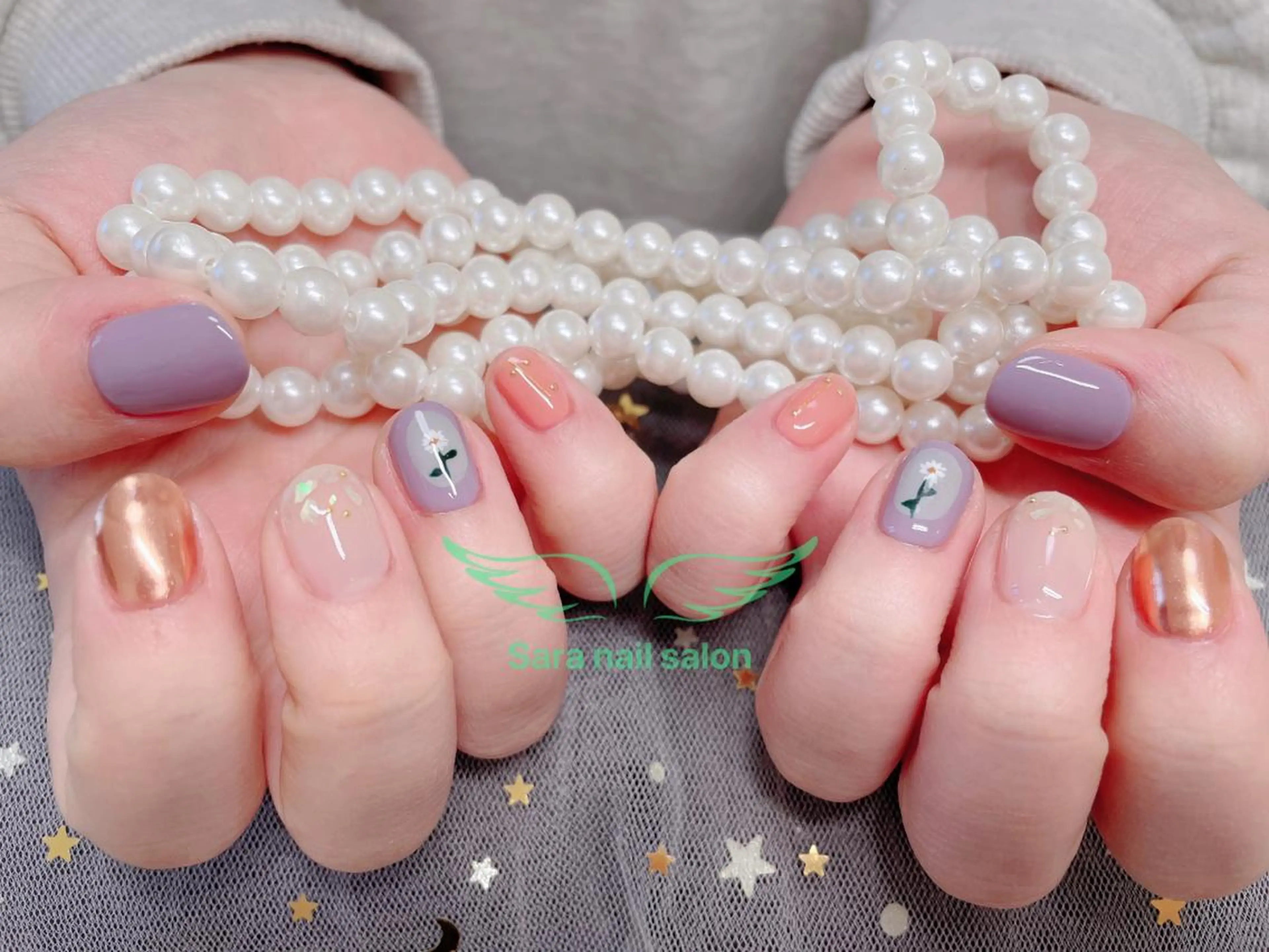 ネイル ハンドネイル ハンドケア 小岩 Saraのネイルデザイン