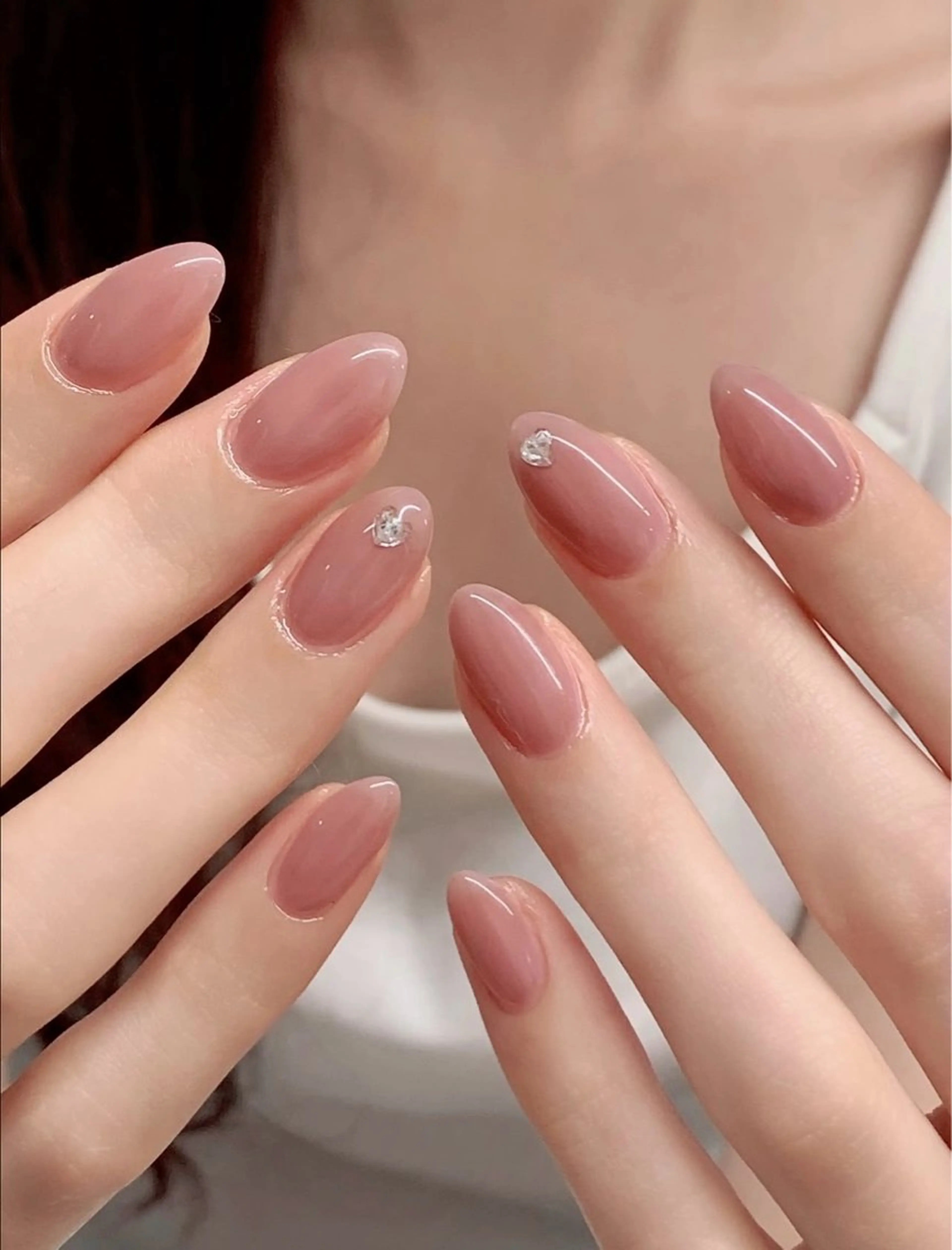 ネイル ワンカラーネイル ハンドネイル sora ❄️のネイルデザイン