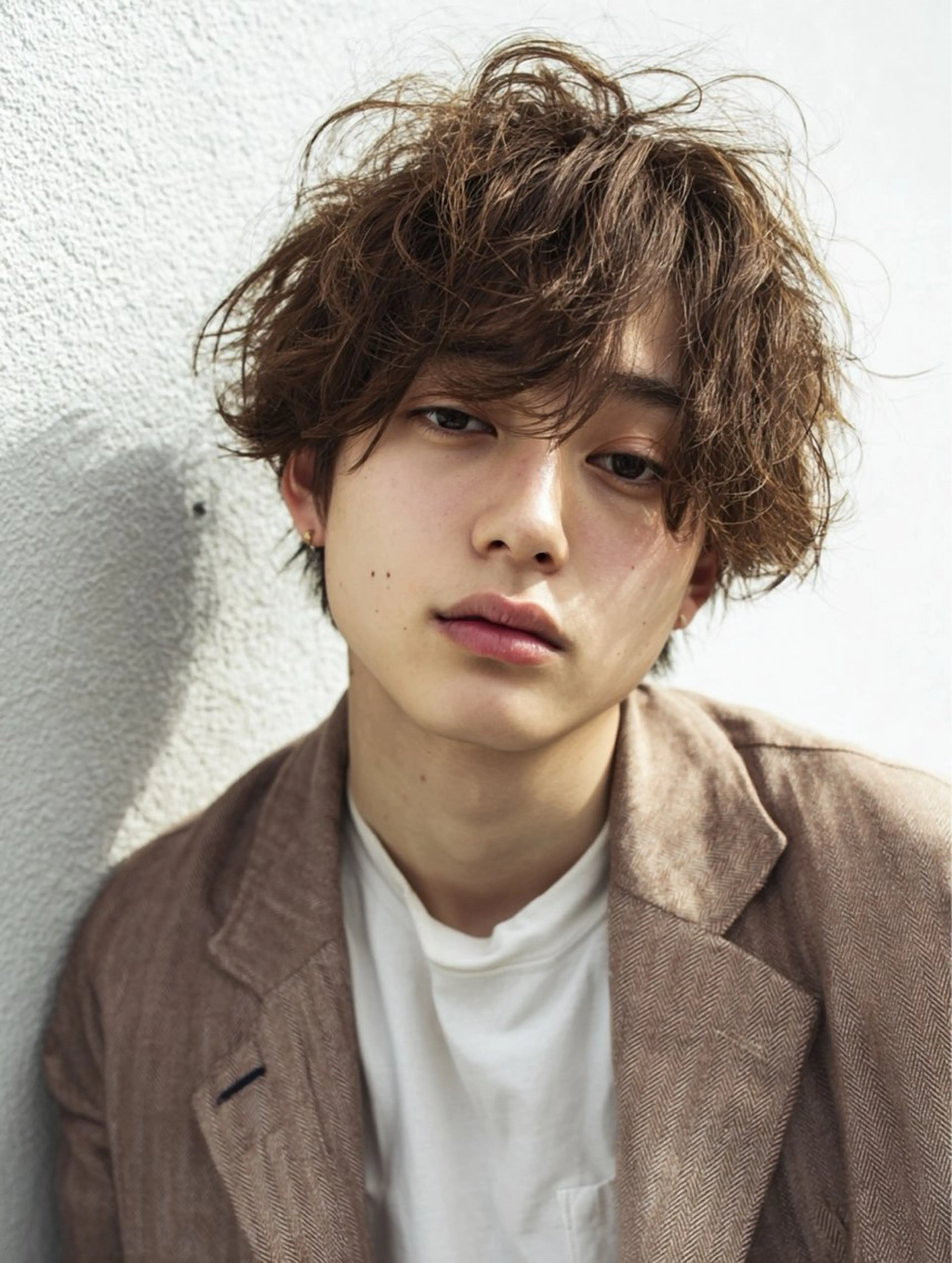 ショート メンズ カット ヘアカラー アレンジ/新宿 透明感カラー/ヤノのヘアスタイル