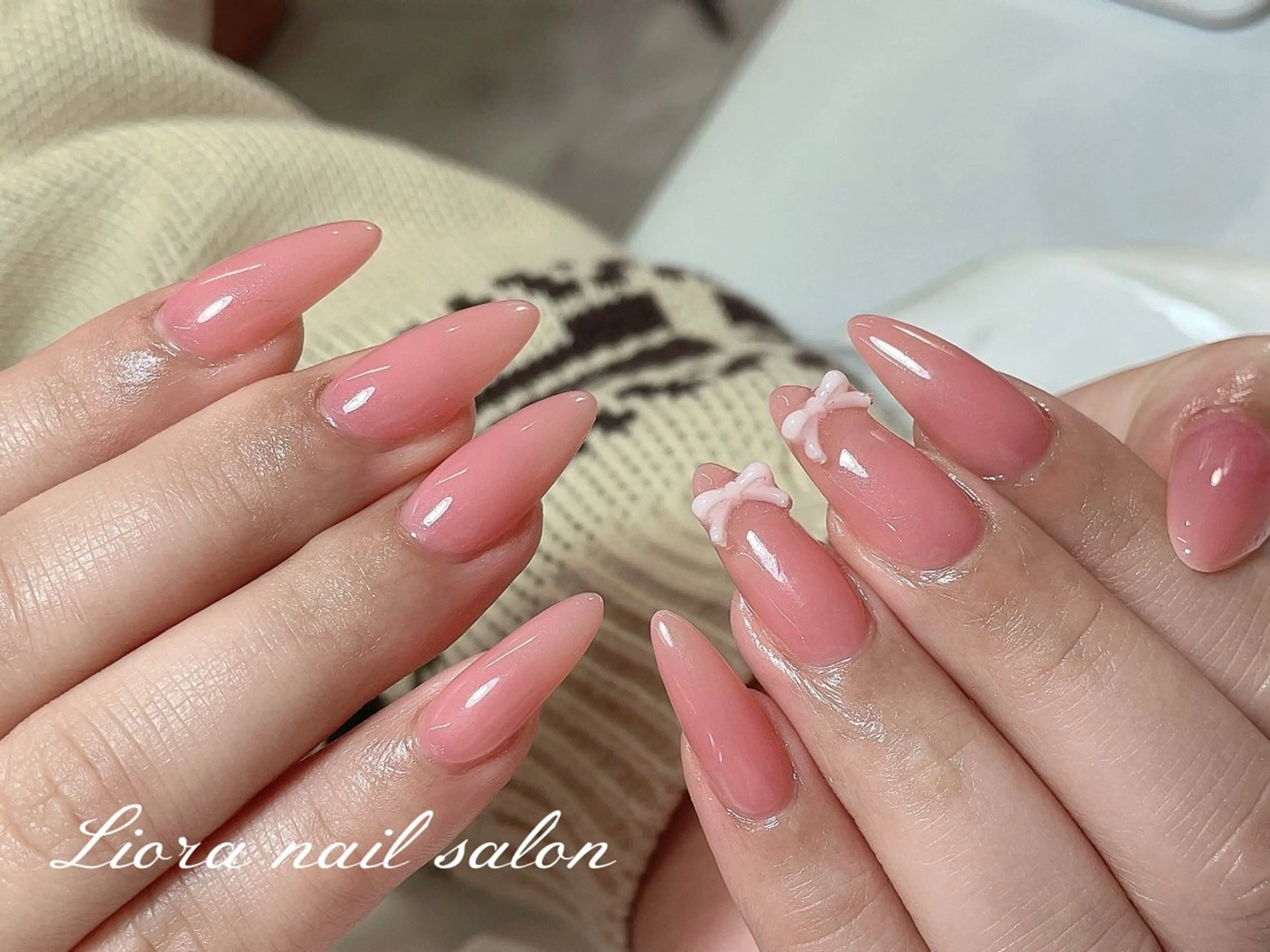 ネイル チークネイル フットネイル フレンチネイル ジェルネイル ガーリー ハンドネイル Liora nail スカルプ専門店のネイルデザイン
