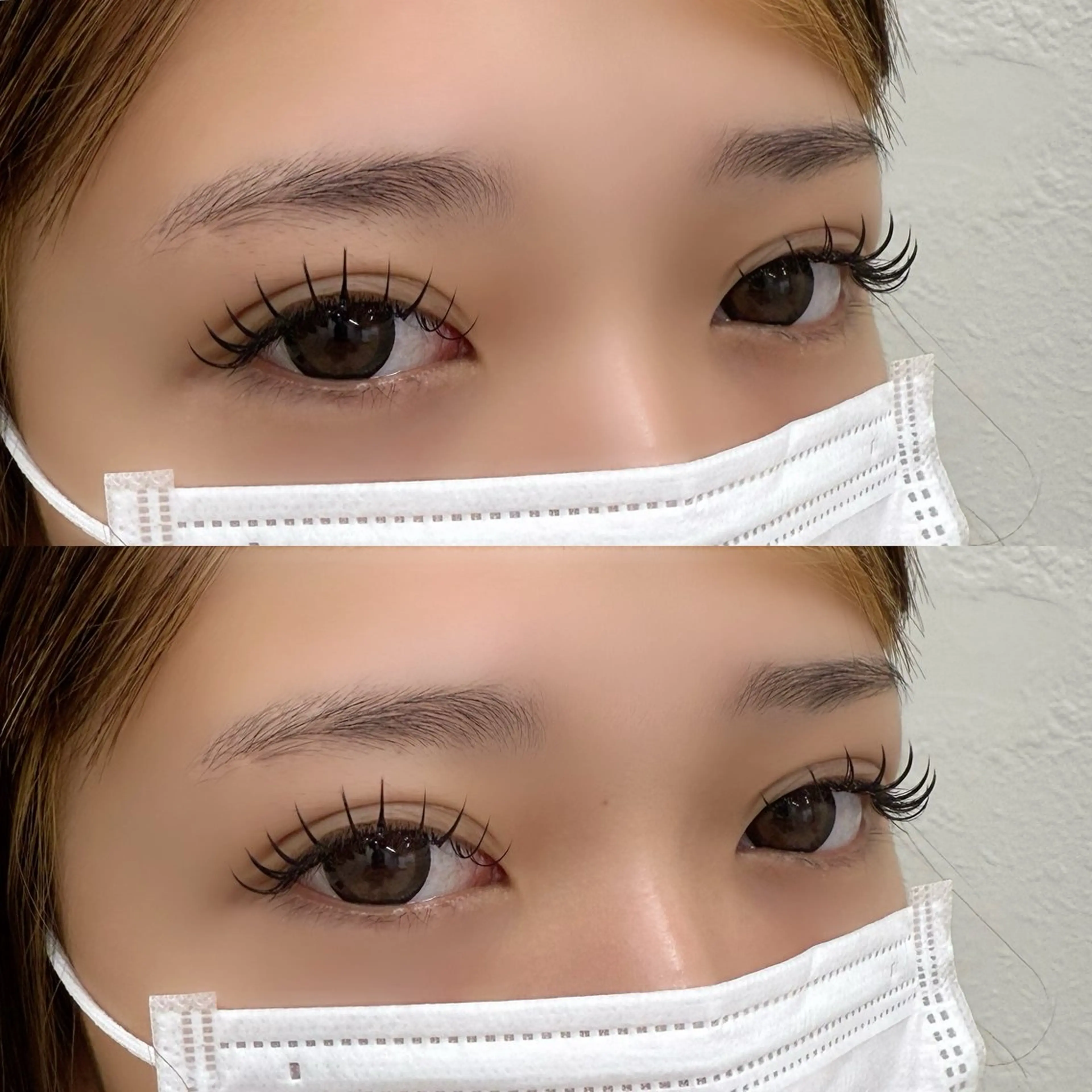 マツエク・マツパ 束感まつ毛 フラットラッシュ マツエク Rayel 天王寺のマツエク・マツパデザイン