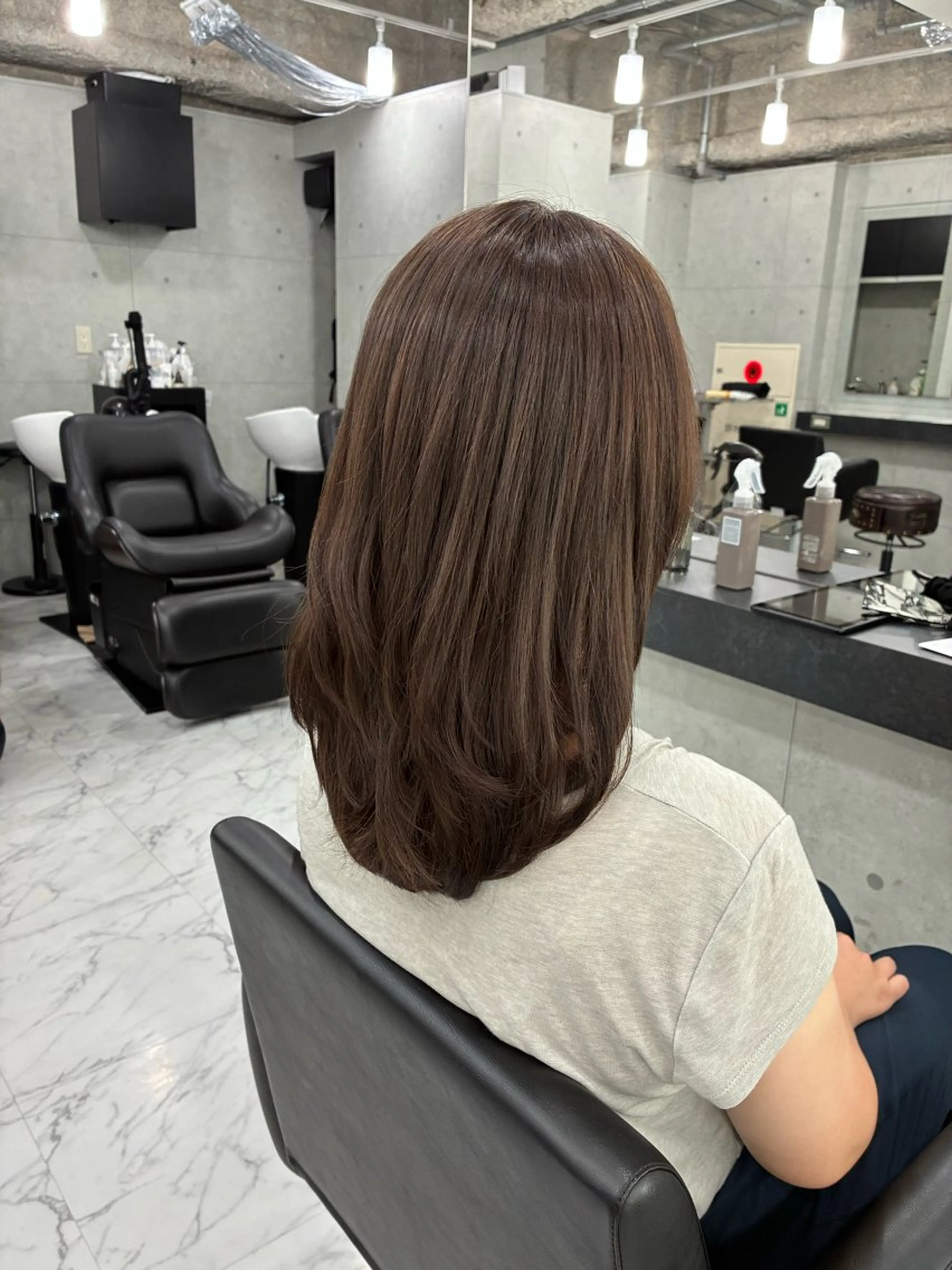 ロング カラー 透明感カラー カット ヘアカラー トリートメント Endearing 北澤那未🌟銀座のヘアスタイル