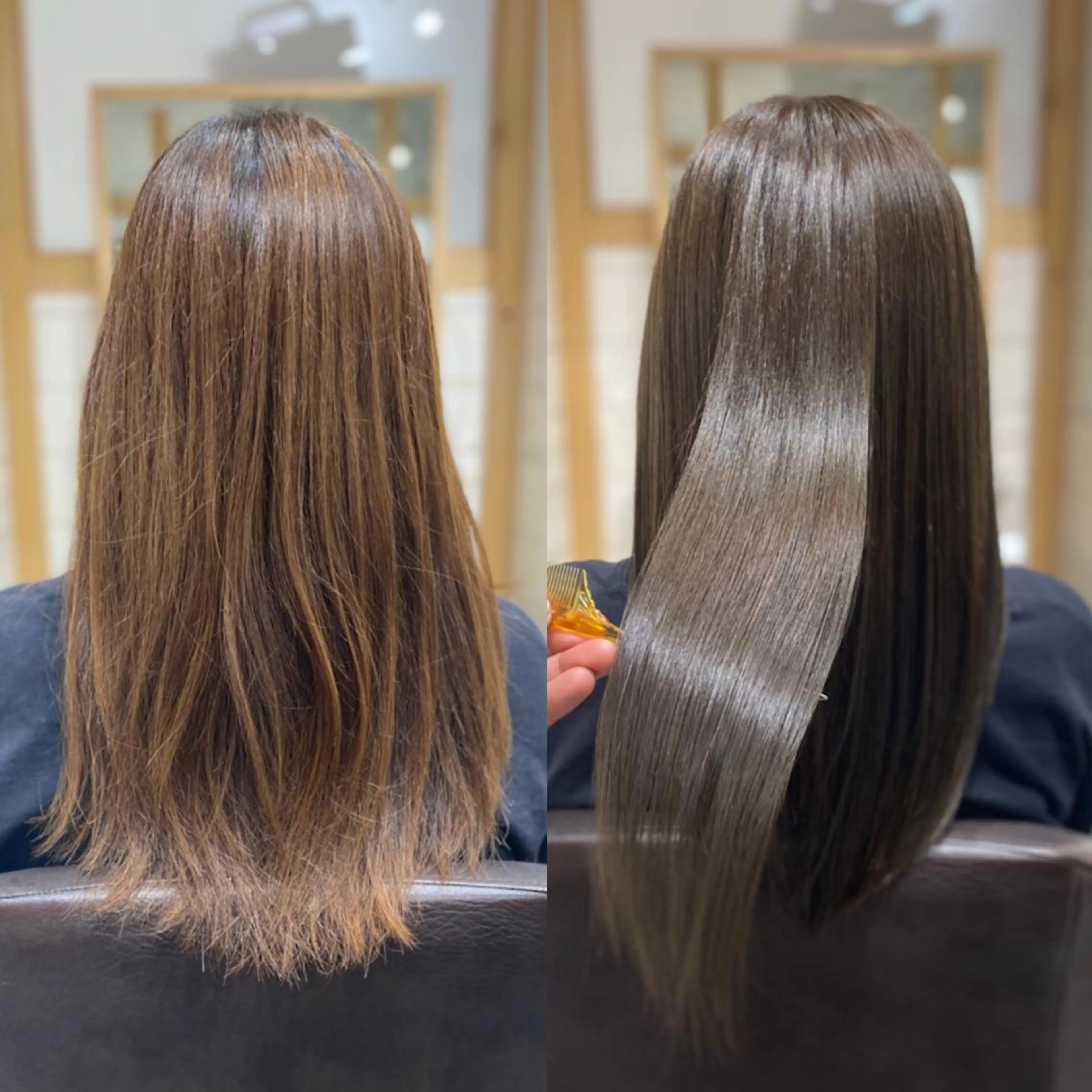 ミディアム カラー トリートメント 酸熱トリートメント ✨髪質改善特化✨ HAJIMEのヘアスタイル