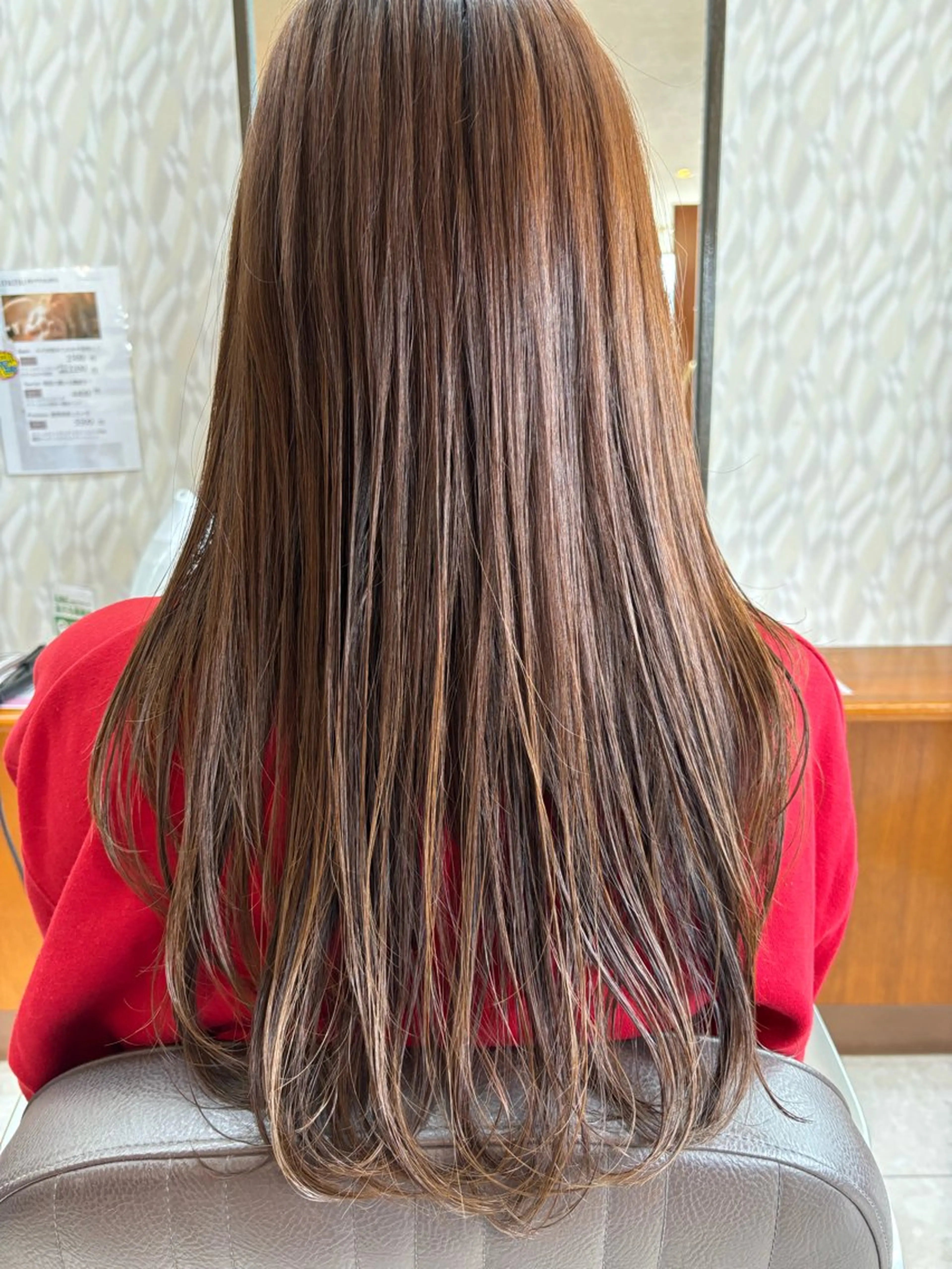 ロング カラー カット パーマ 亀山 来未のヘアスタイル