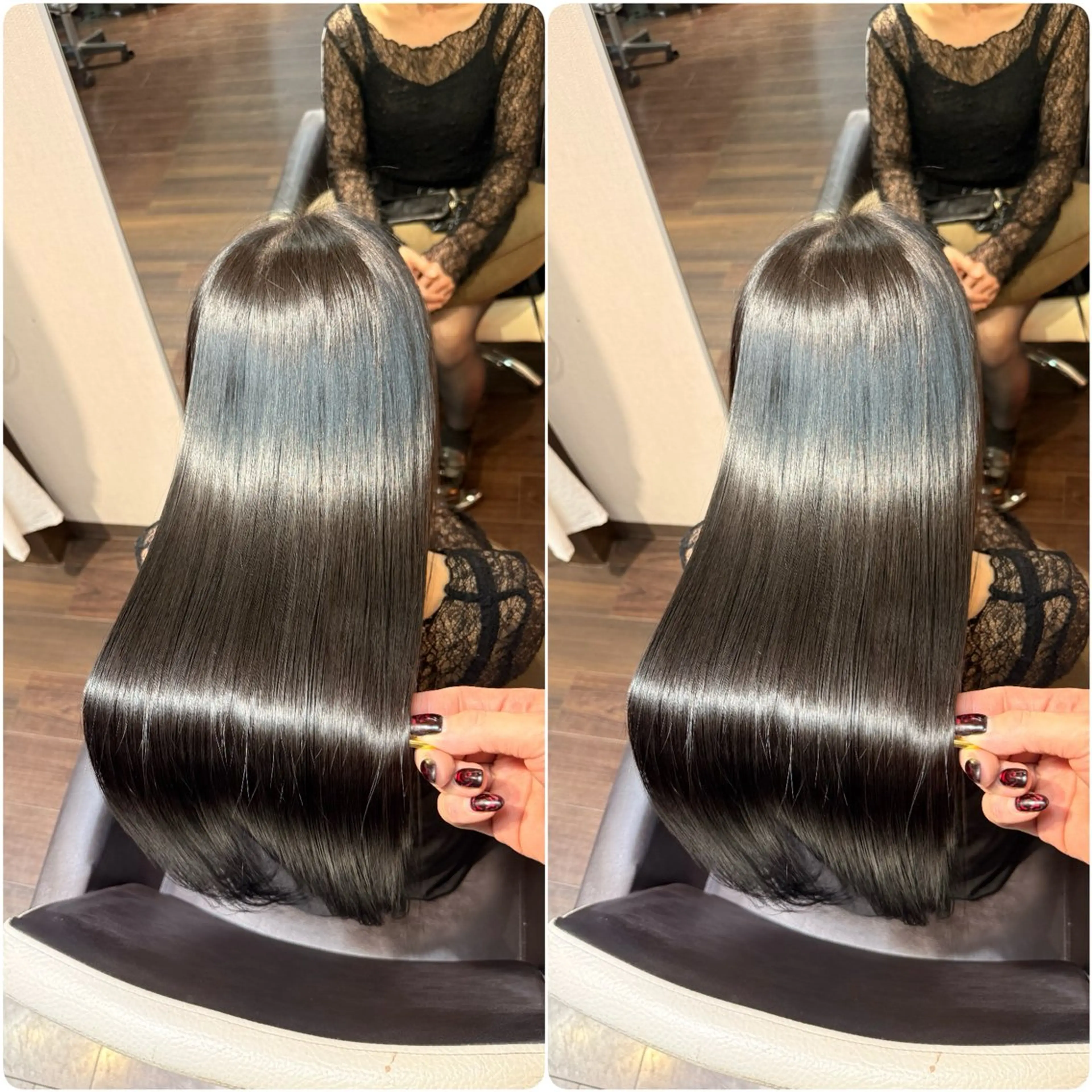 ロング カラー カット 縮毛矯正 トリートメント ヘッドスパ youres hair 髪質改善トリートメント&ヘッドスパ 新宿EAST所属・🌹ULTOWA🌹 髪質改善/縮毛/店長のヘアスタイル