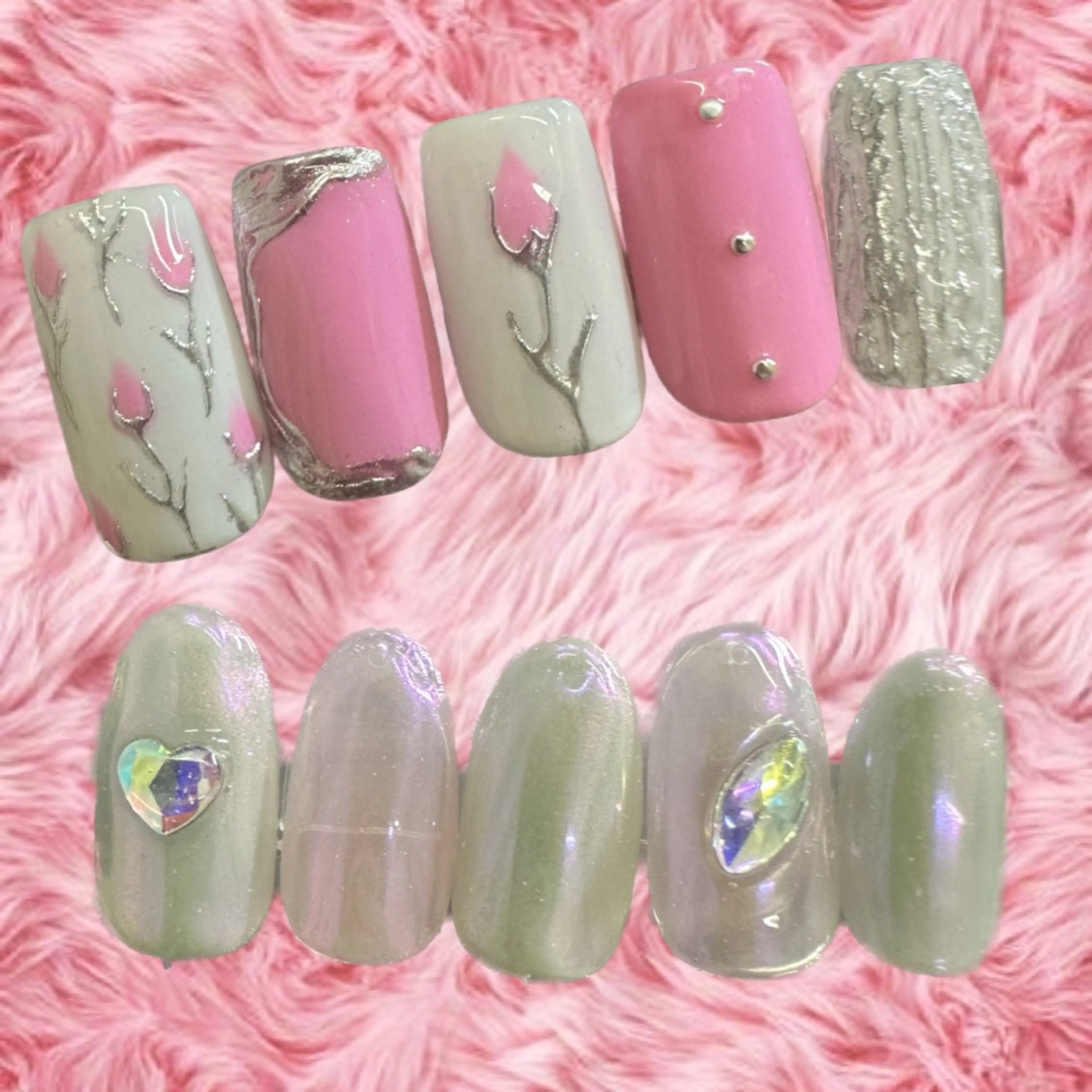 ネイル I_p4ce 🍊あい🍊のネイルデザイン