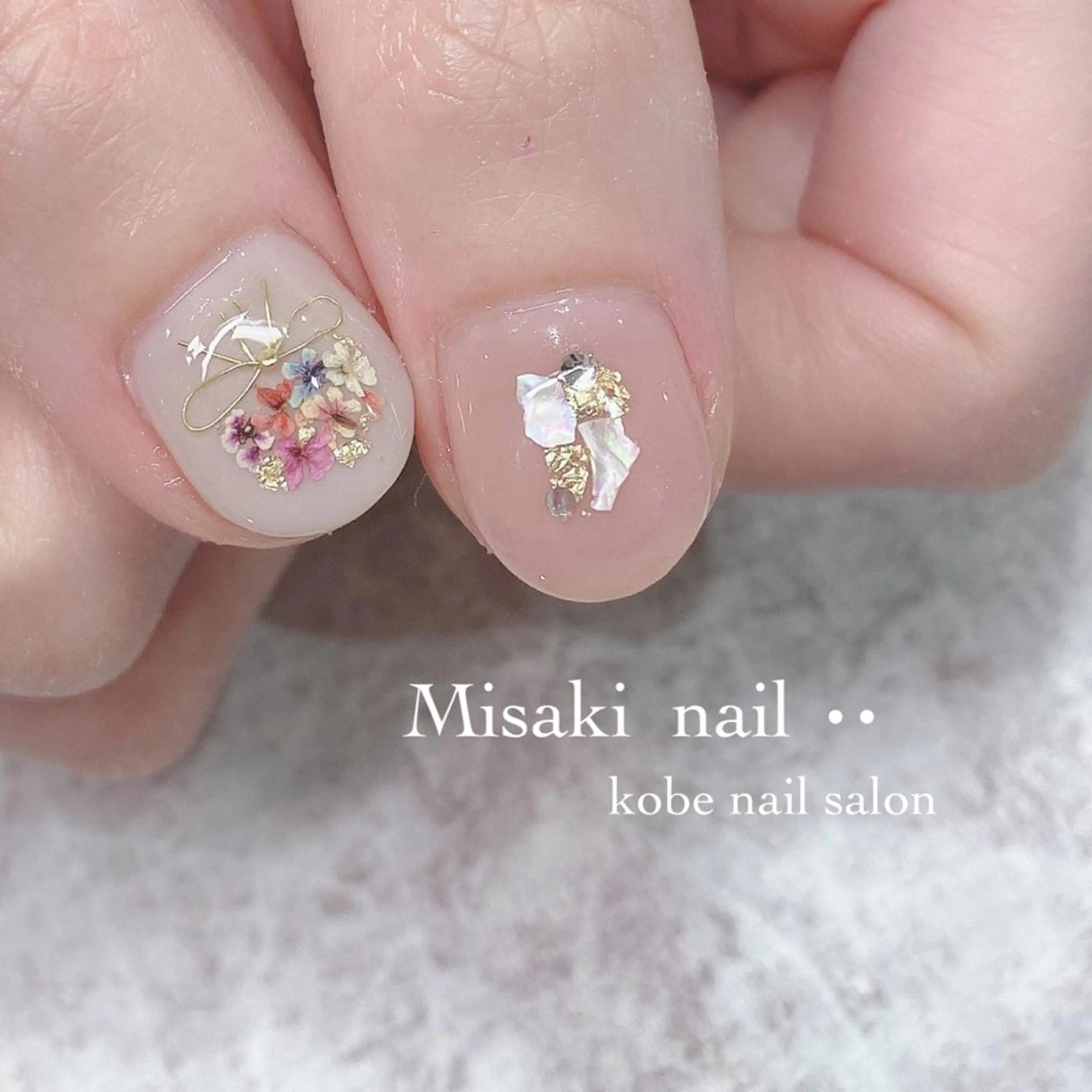 ネイル 韓国ネイル ワンホンネイル ハンドネイル nailsalon miinailsのネイルデザイン