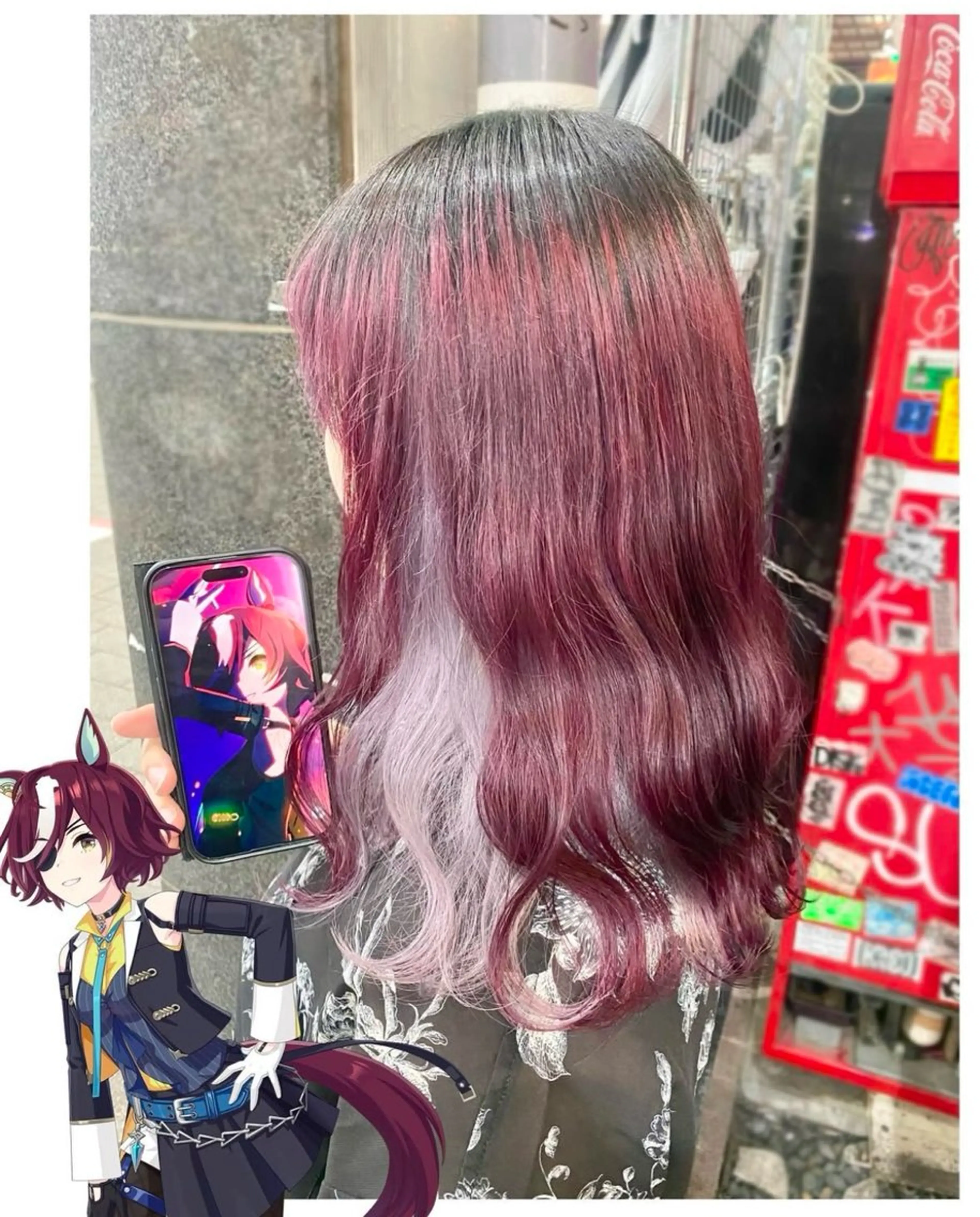 カラー ブリーチ シルバー ヘアカラー TSUNO🦖 派手髪/オタク美容師のヘアスタイル