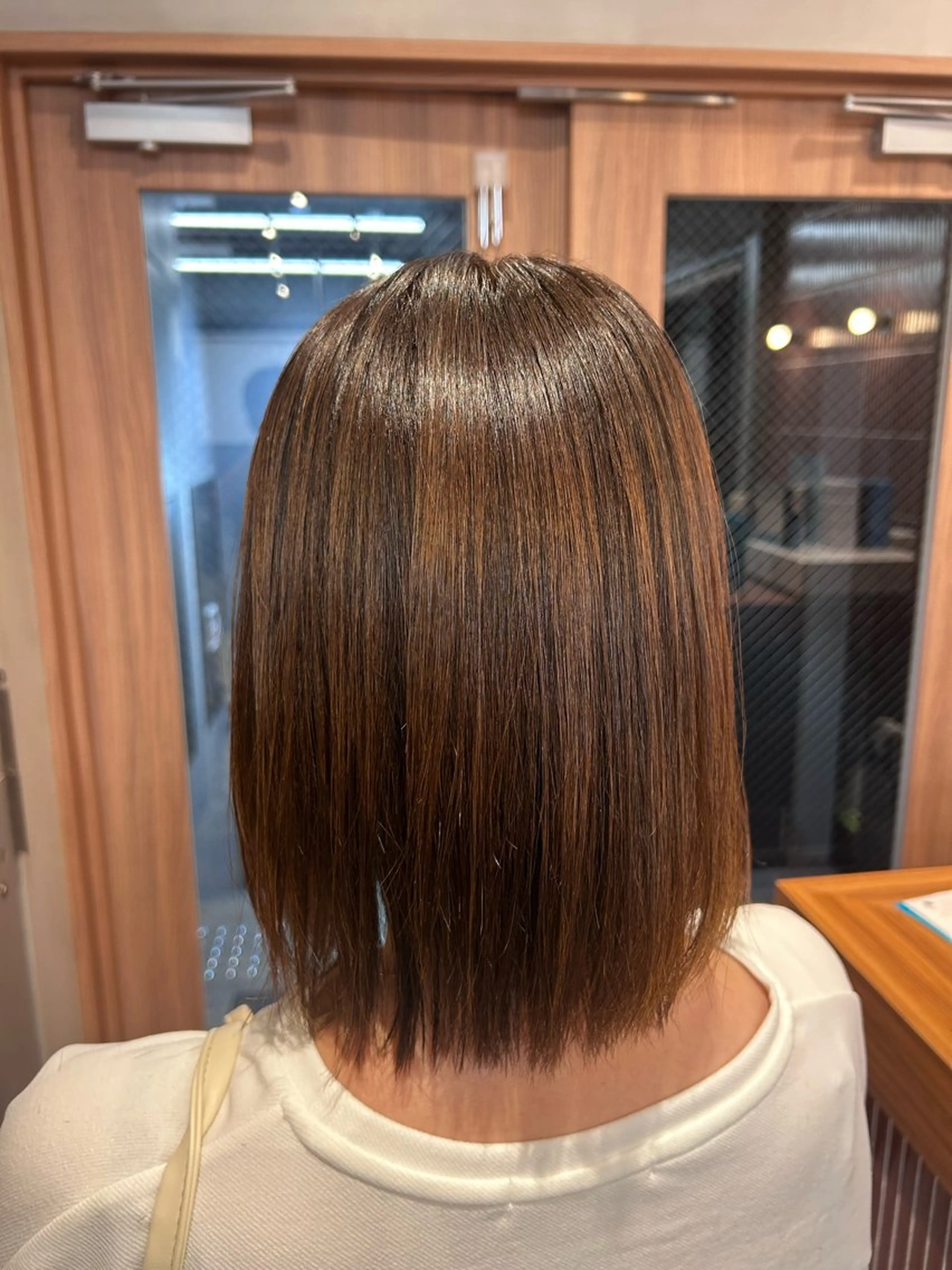 白髪染めカラー➕3stepトリートメントの写真