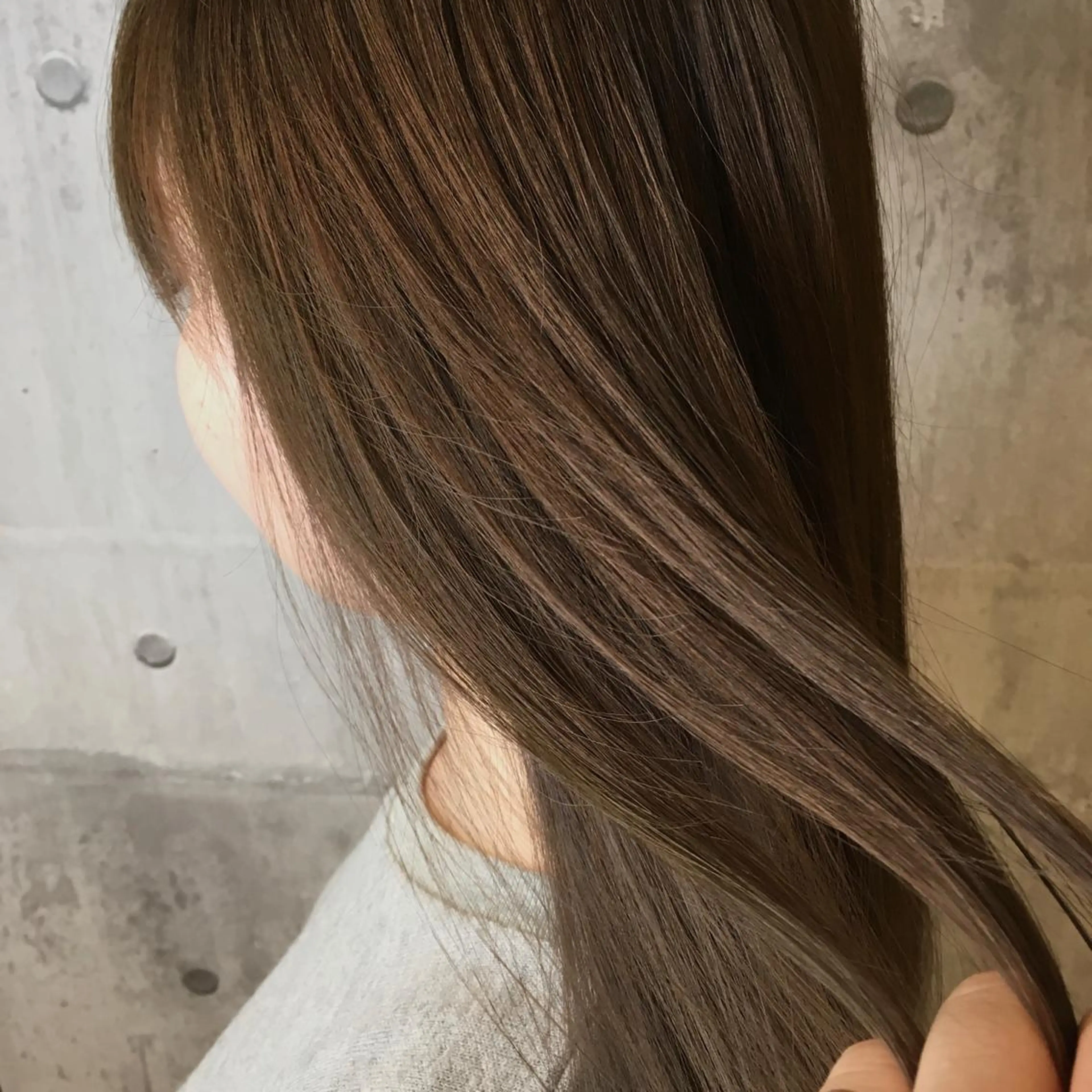 ミディアム カラー 田室 和幸のヘアスタイル